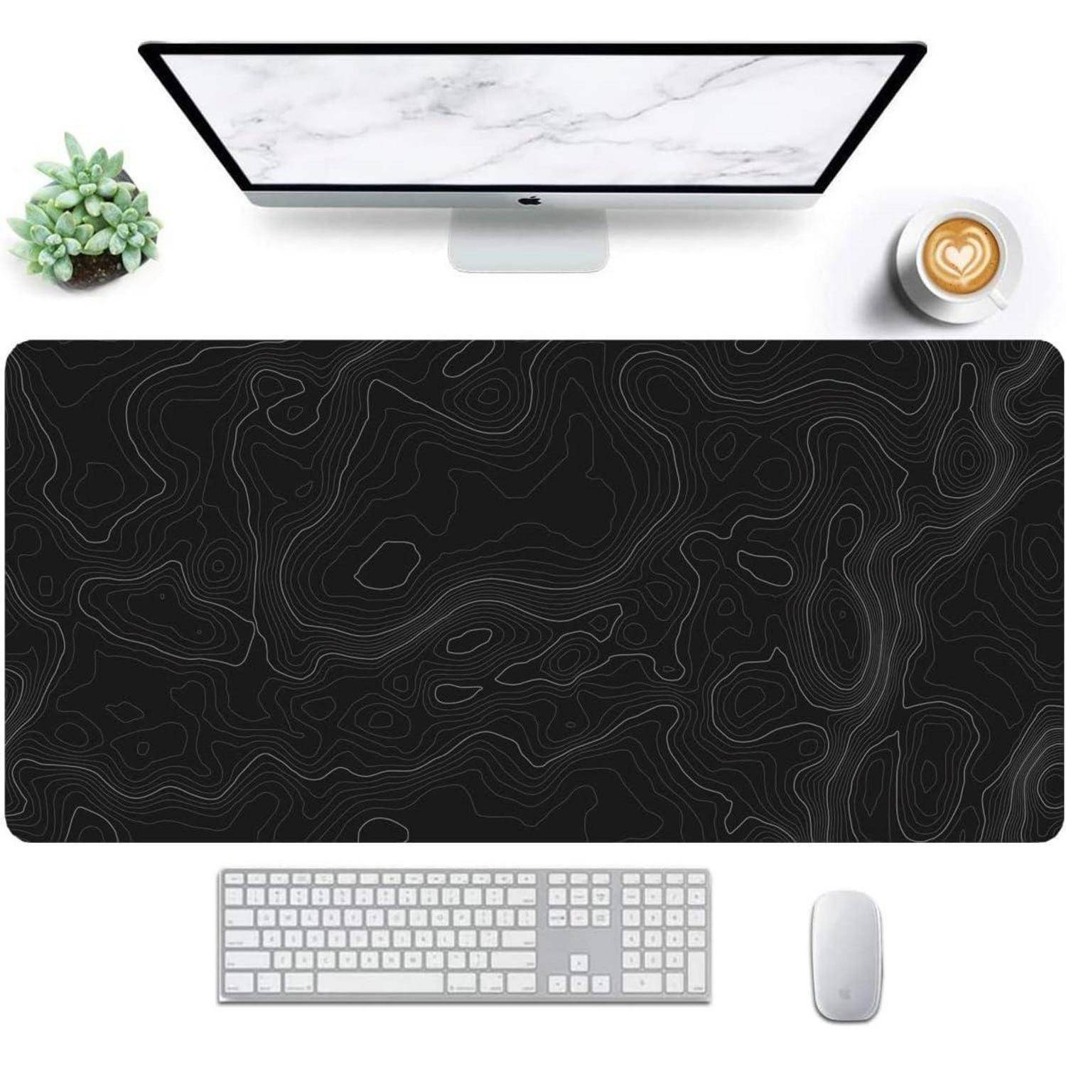 Gaming Mauspad XXL 900x400mm Artistic Curve vernähte Kanten rutschfest
