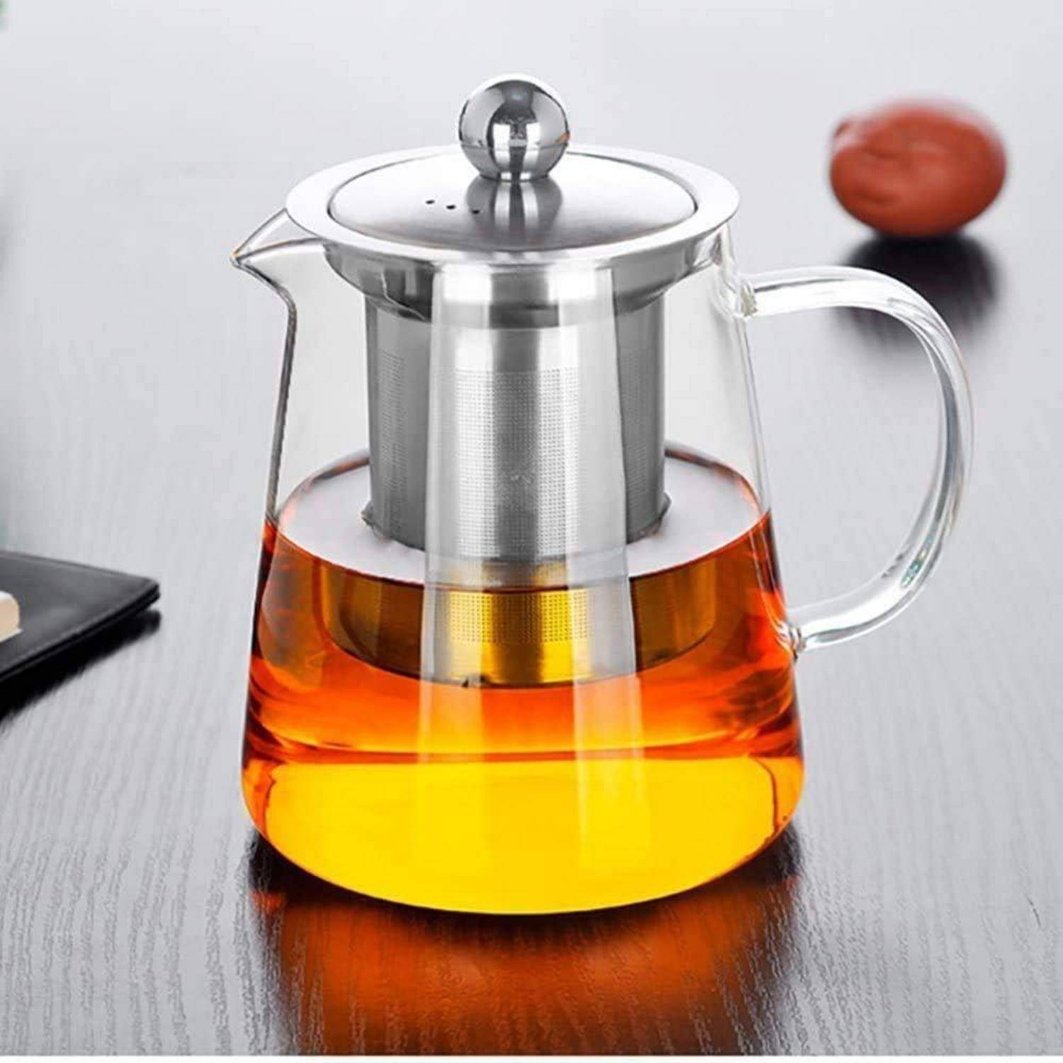 Kreative Teekanne mit hitzebeständigem Edelstahlfilter, 450ml