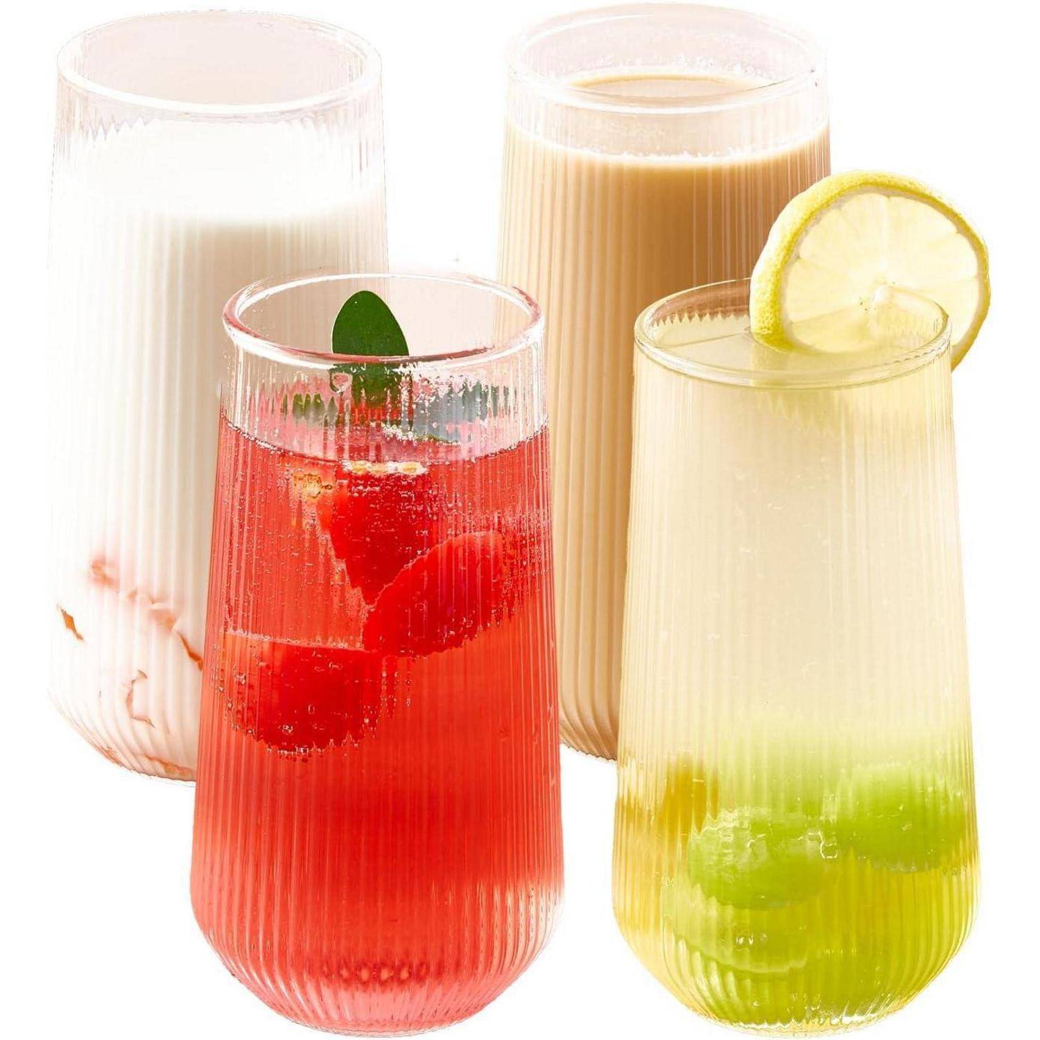 Latte Macchiato Gläser Cappuccino Kaffeegläser 400ml 2er Set