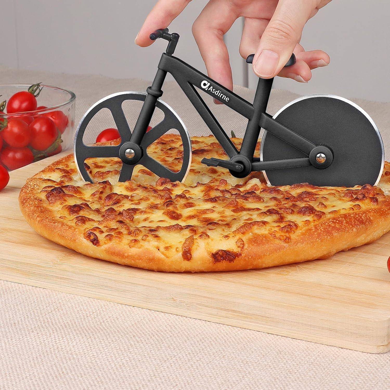 Pizzaschneider Fahrrad Rad Antihaftbeschichtung Edelstahl scharfe
