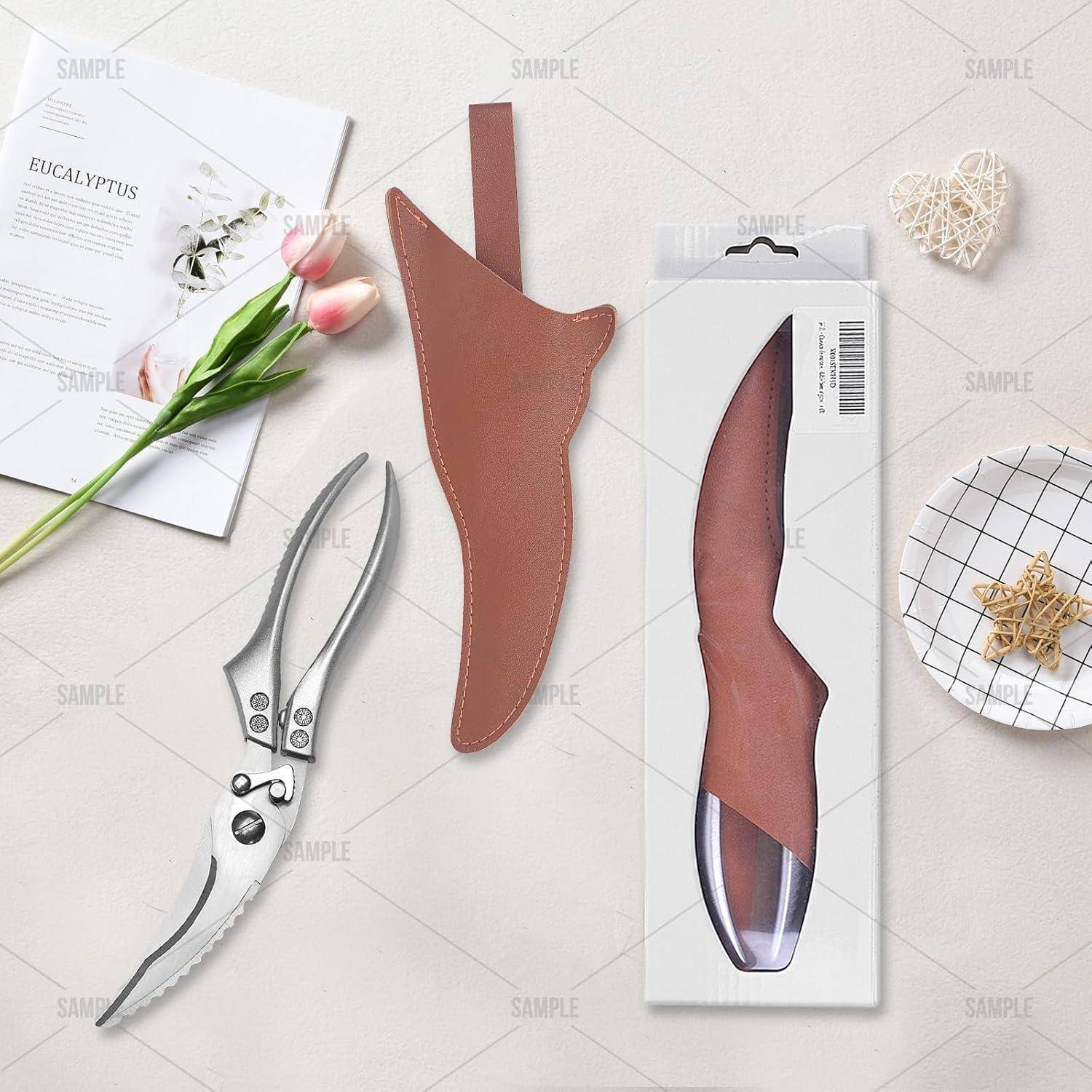 Küchenschere Edelstahl für Huhn Fleisch Gemüse Fisch 25 cm