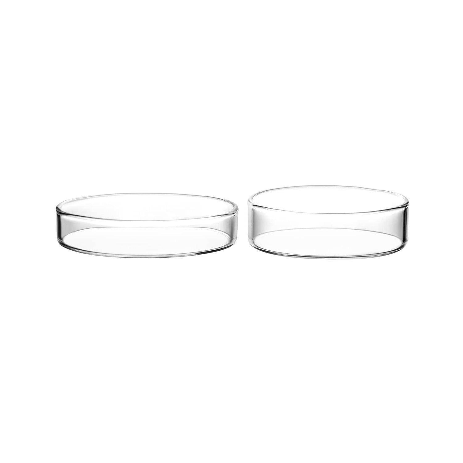 Glas Petrischalen mit Deckel Hochborosilikatglas Laborkultur 60mm x