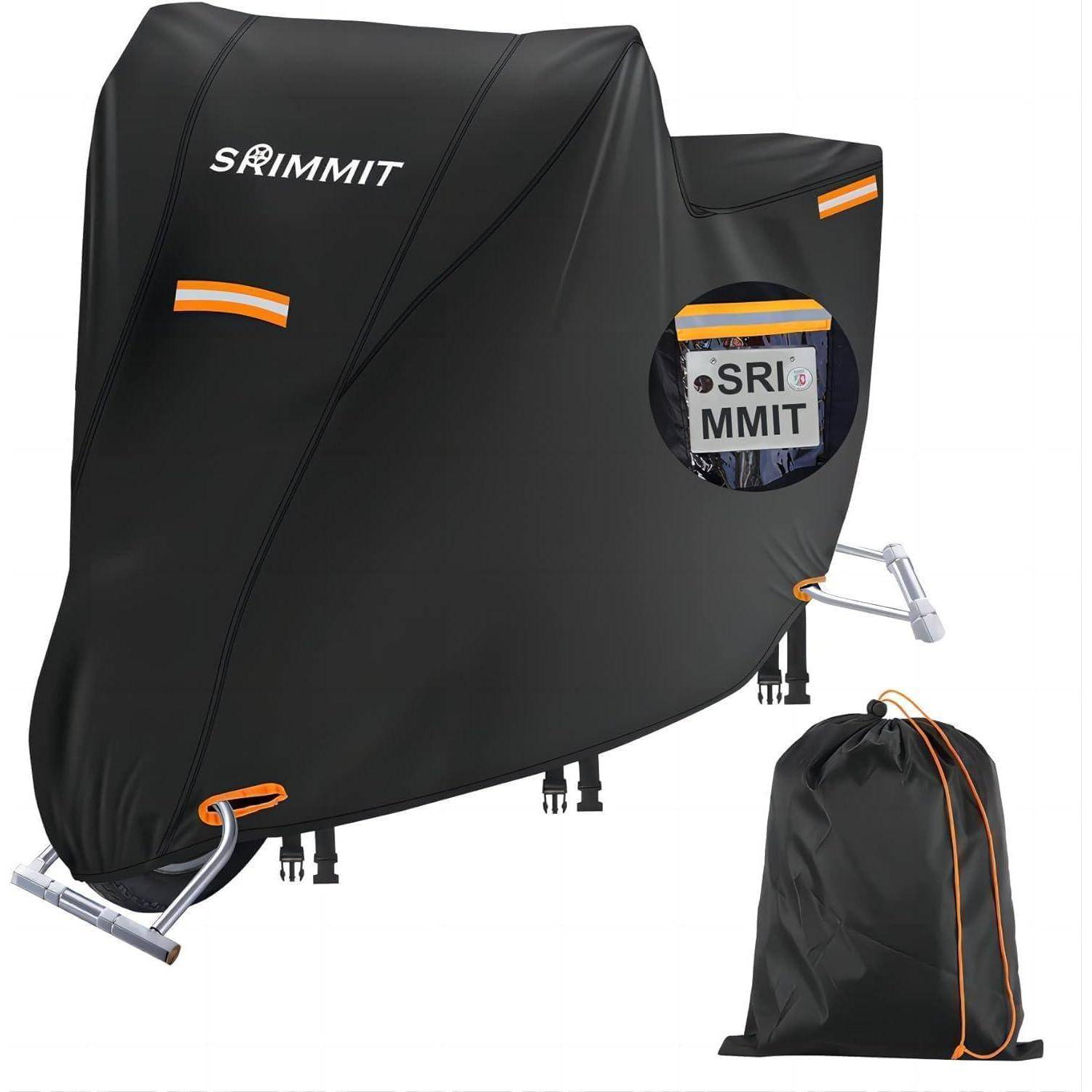 Motorrad Abdeckplane 420D Oxford-Stoff Winterfest Wasserdicht M