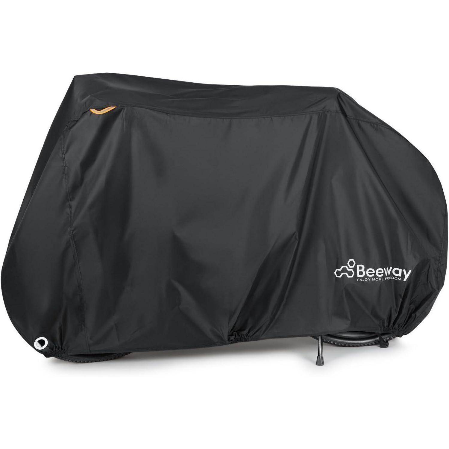 Fahrradabdeckung wasserdicht 210D Oxford 195x105x70 cm Schwarz/Silber