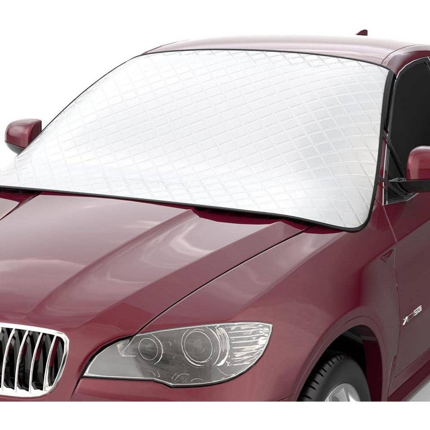 Frontscheibenabdeckung Auto Winter Windschutz Magnet Fixierung