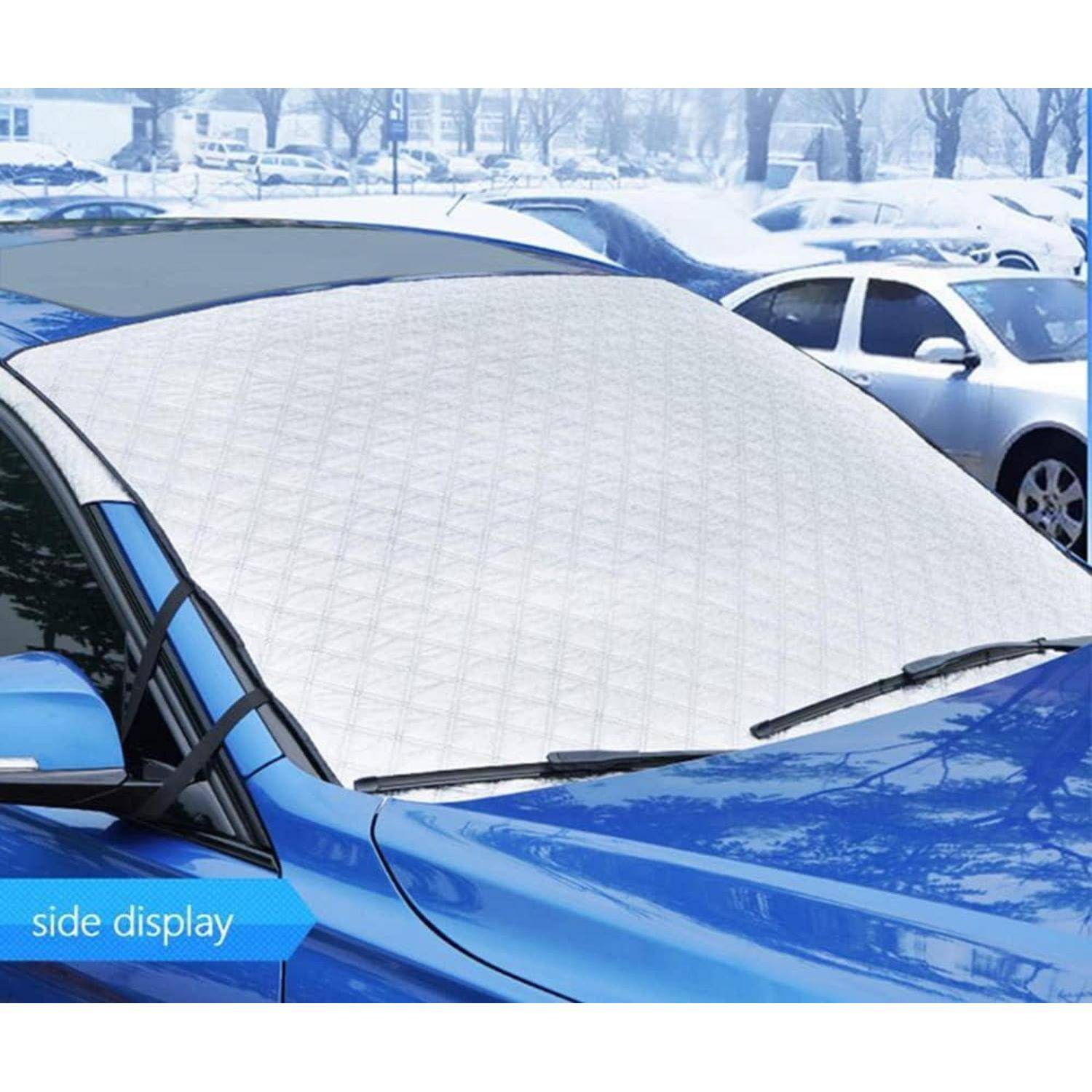 Frontscheibenabdeckung Auto Magnet Faltbar Winterabdeckung 190x100cm