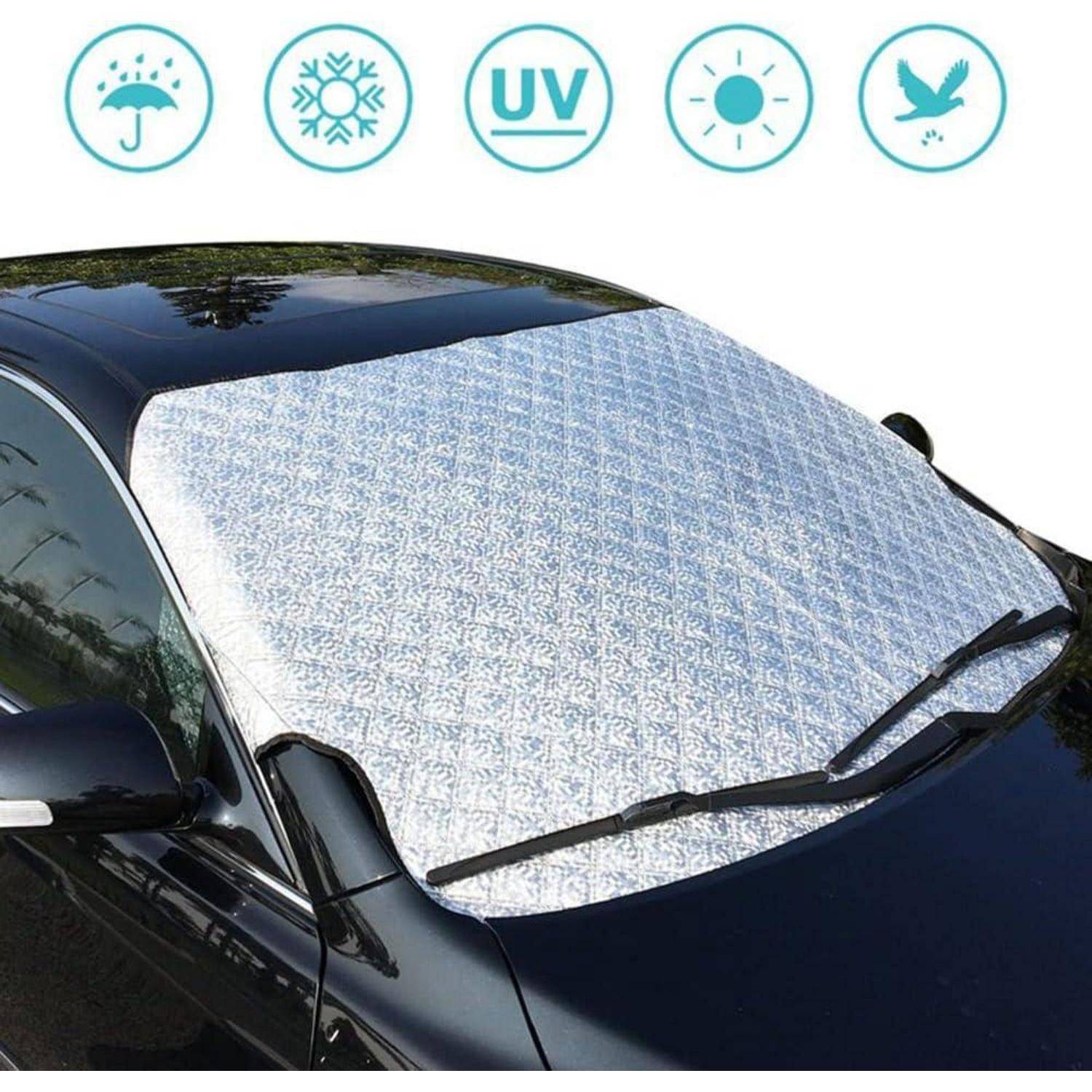 Frontscheibenabdeckung Auto Magnet Faltbar Winterabdeckung 190x100cm