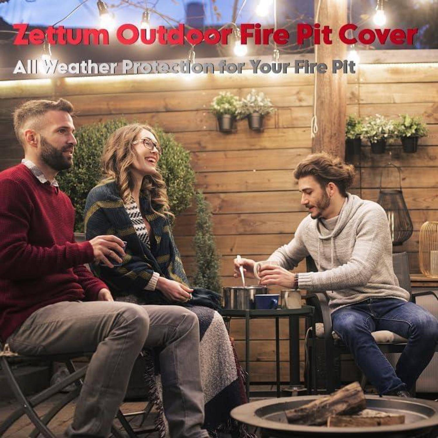 Schutzhülle für Feuerschale 125 cm, Oxford Cloth PU