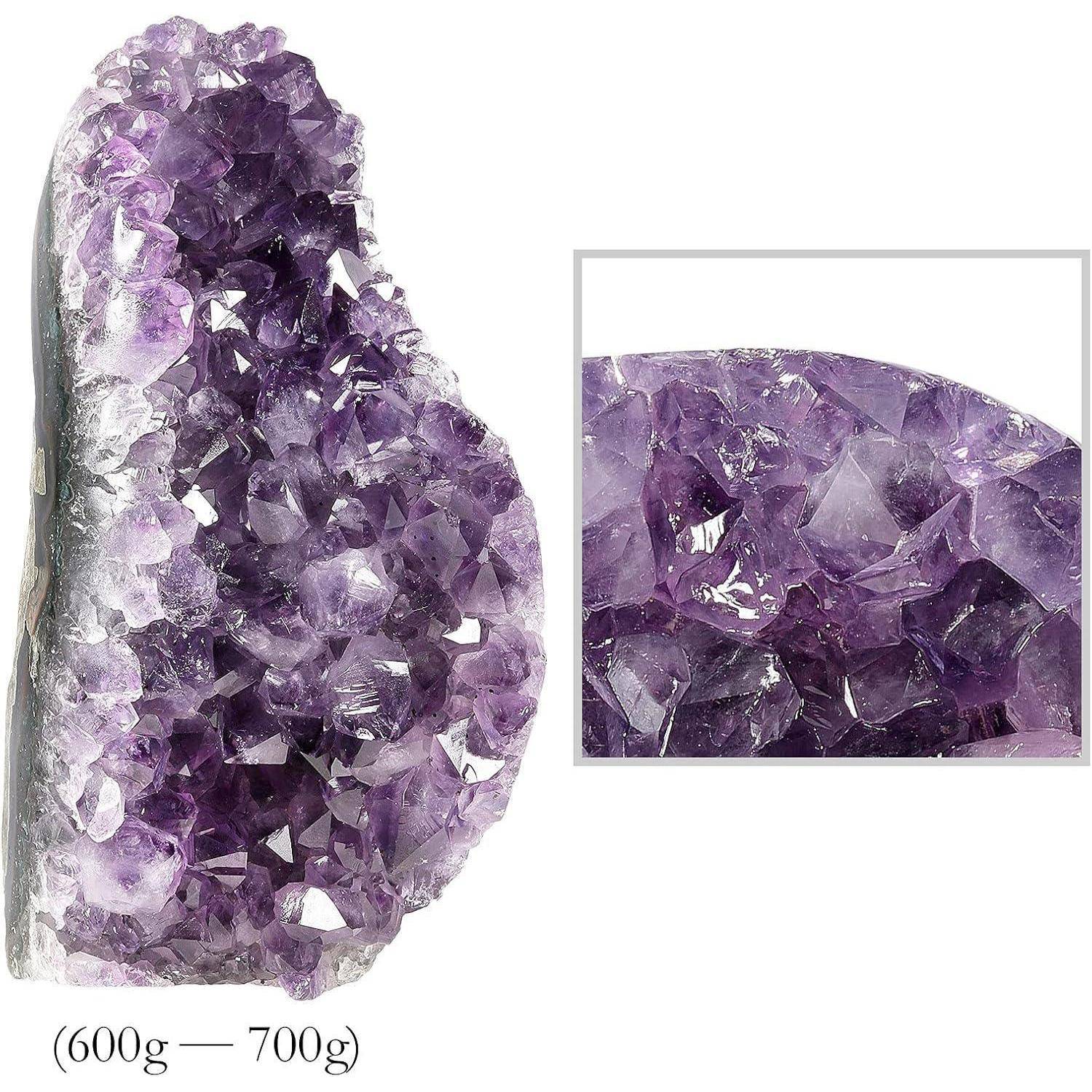 Natürlicher Amethyst Druse Rohstein 600-700g Fengshui Deko