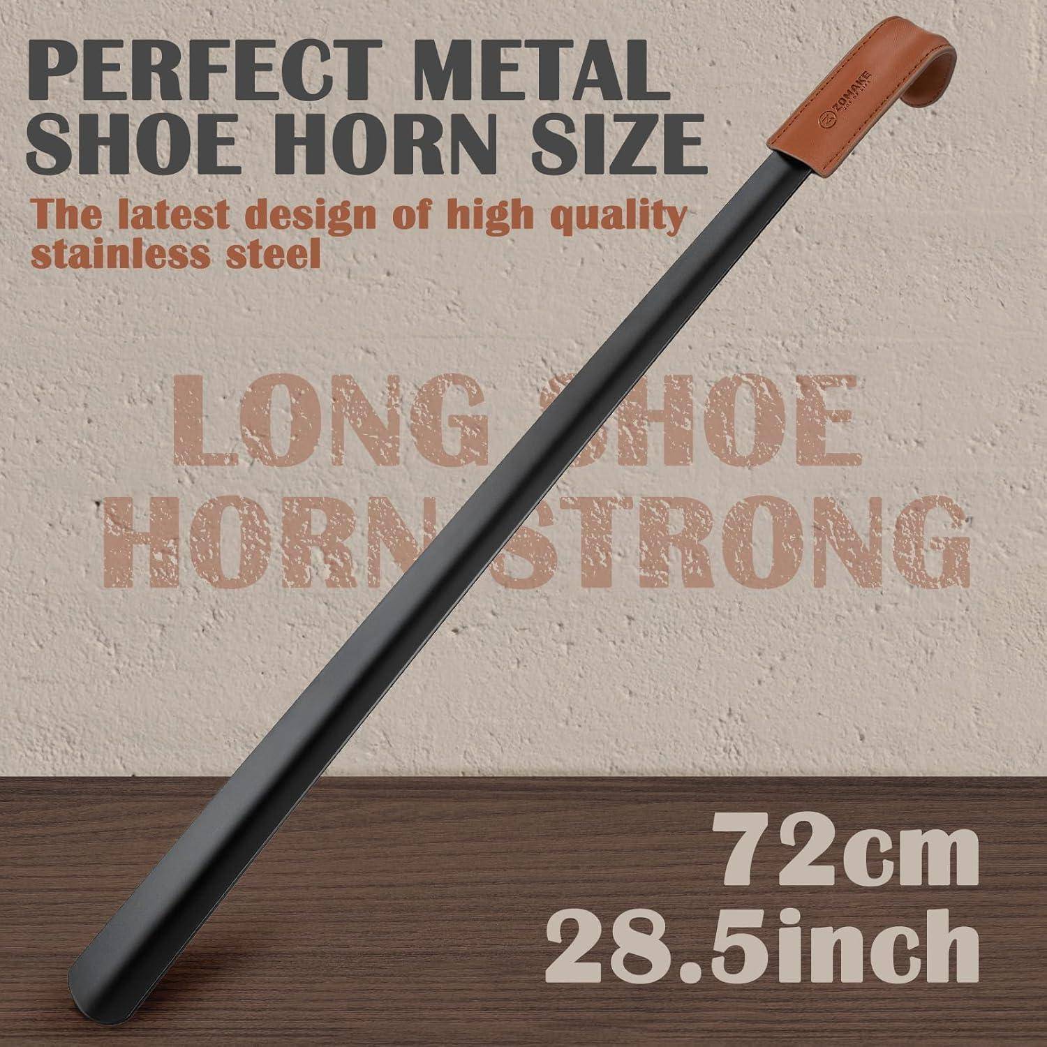 SchuhlöFfel Metall Extra Lang 72cm Schuhanzieher Stabil Edelstahl