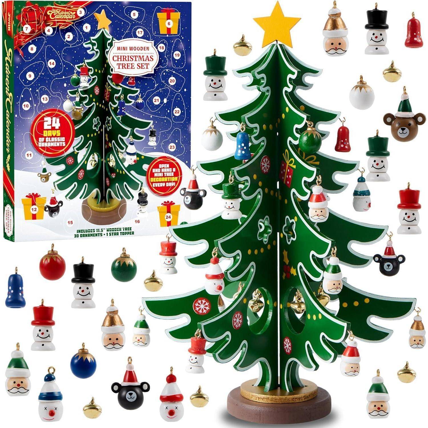 Adventskalender Weihnachten 2024: 24 Tage Countdown mit Weihnachtsbaum