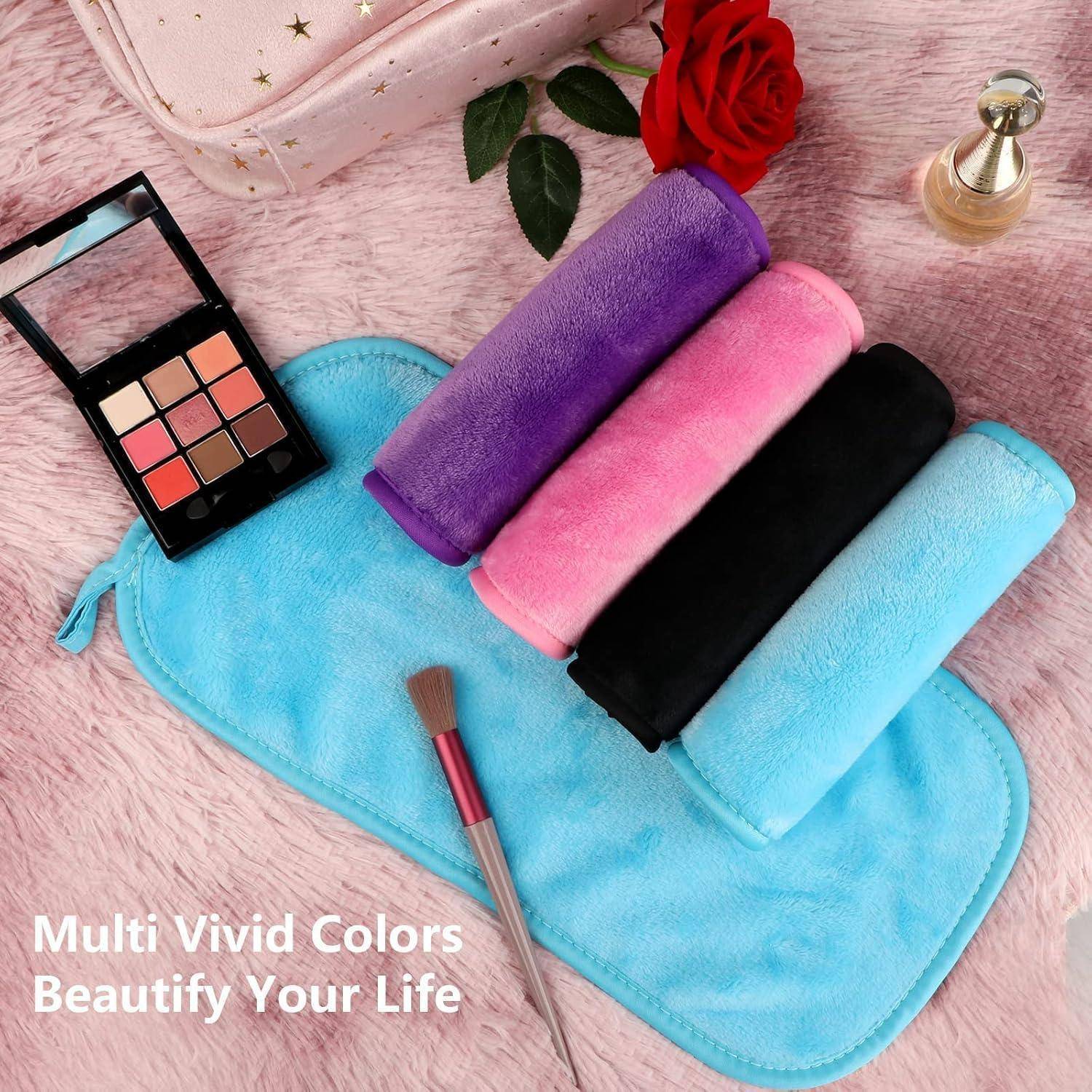 Makeup Entferner Tücher 4 Stück wiederverwendbare Mikrofaser