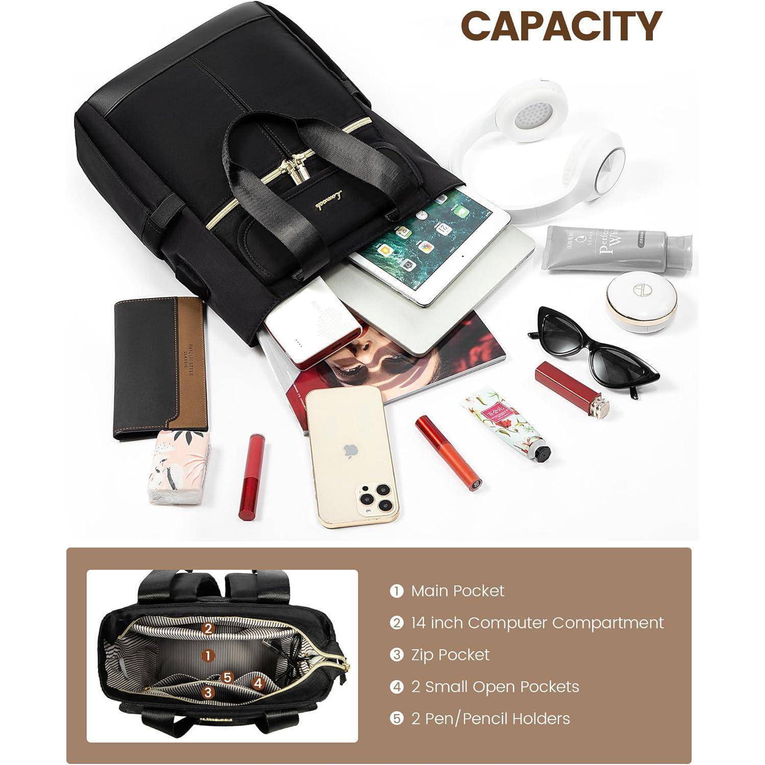 Rucksack Damen Klein Cityrucksack Handtasche 2 in 1 USB Ladeanschluss
