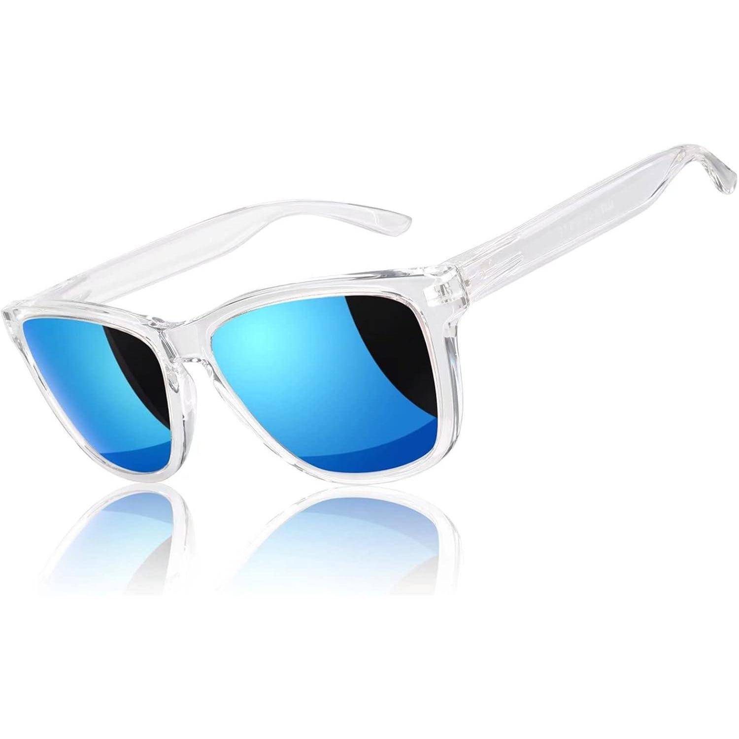 Sonnenbrille Polarisiert UV400 Retro Eckig Verspiegelt CAT 3 CE