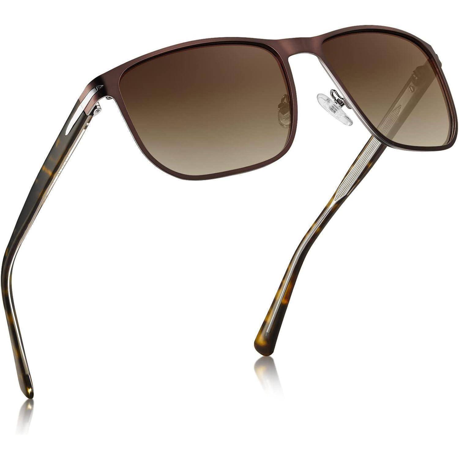 Herren Sonnenbrille Polarisierte UV400 Schutz Metallrahmen Sport