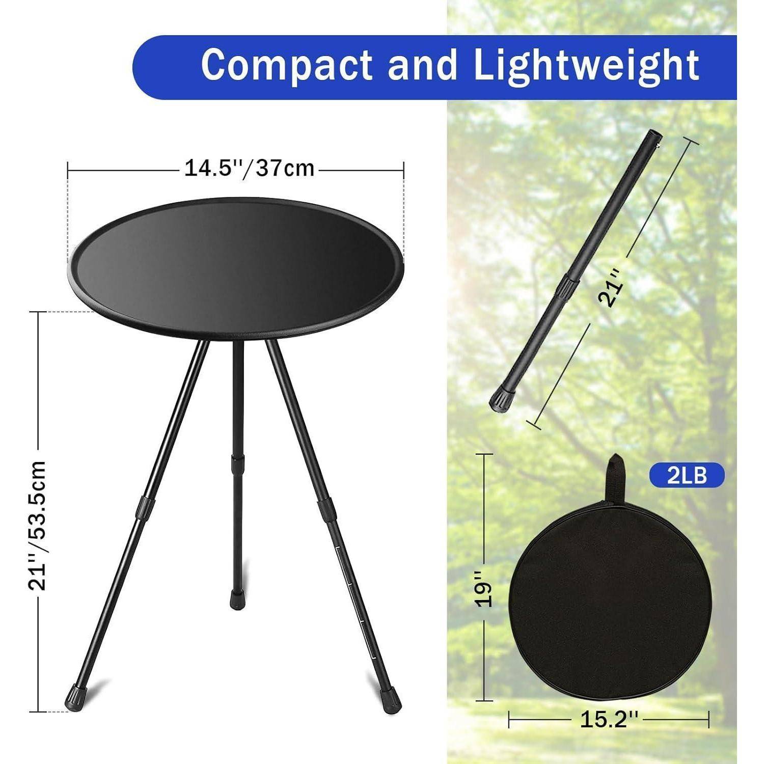 Campingtisch Tragbarer Ultraleicht Aluminium Gartentisch