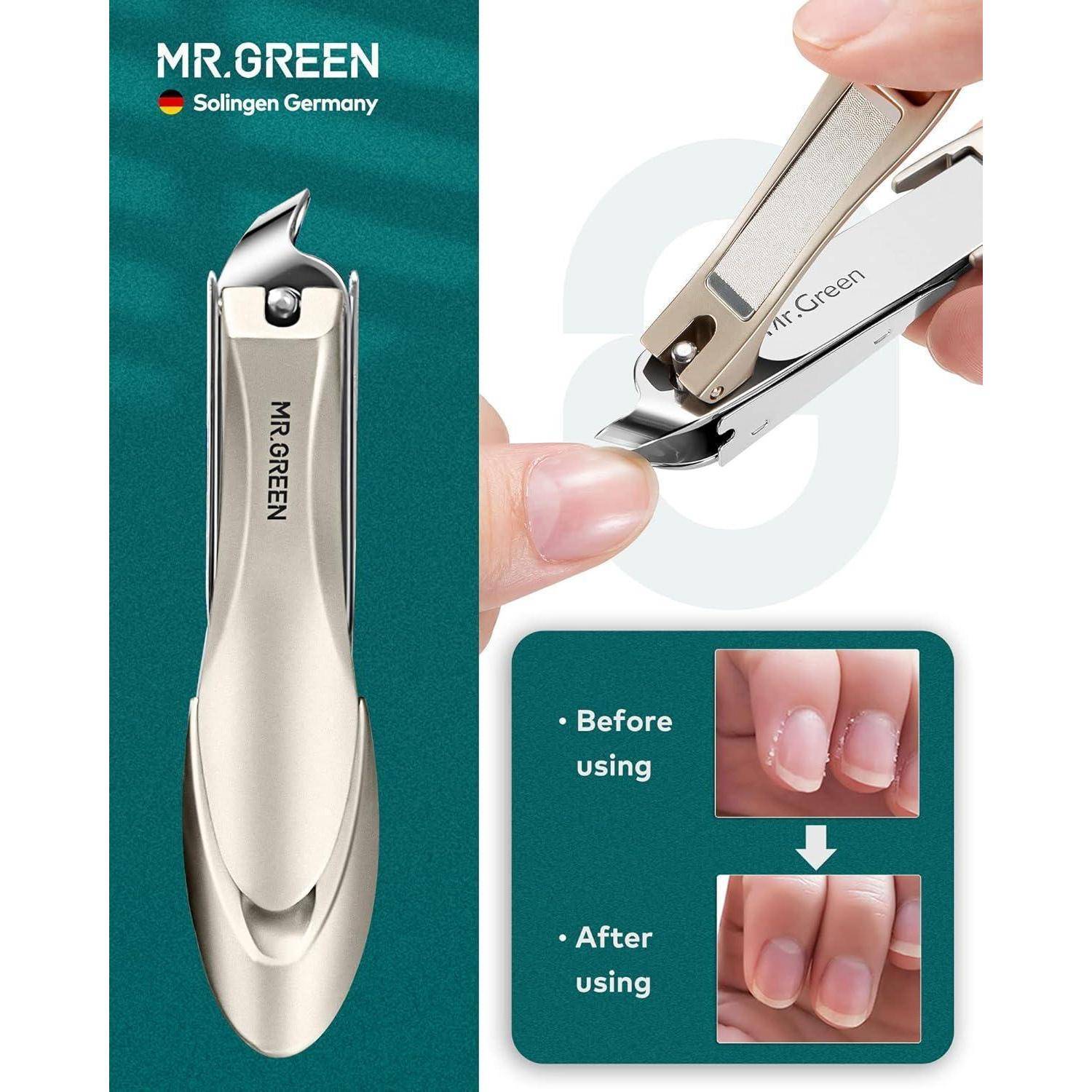 Maniküre Set 9 in 1 Edelstahl Nagelknipser Pediküre Hochwertig Tragbar