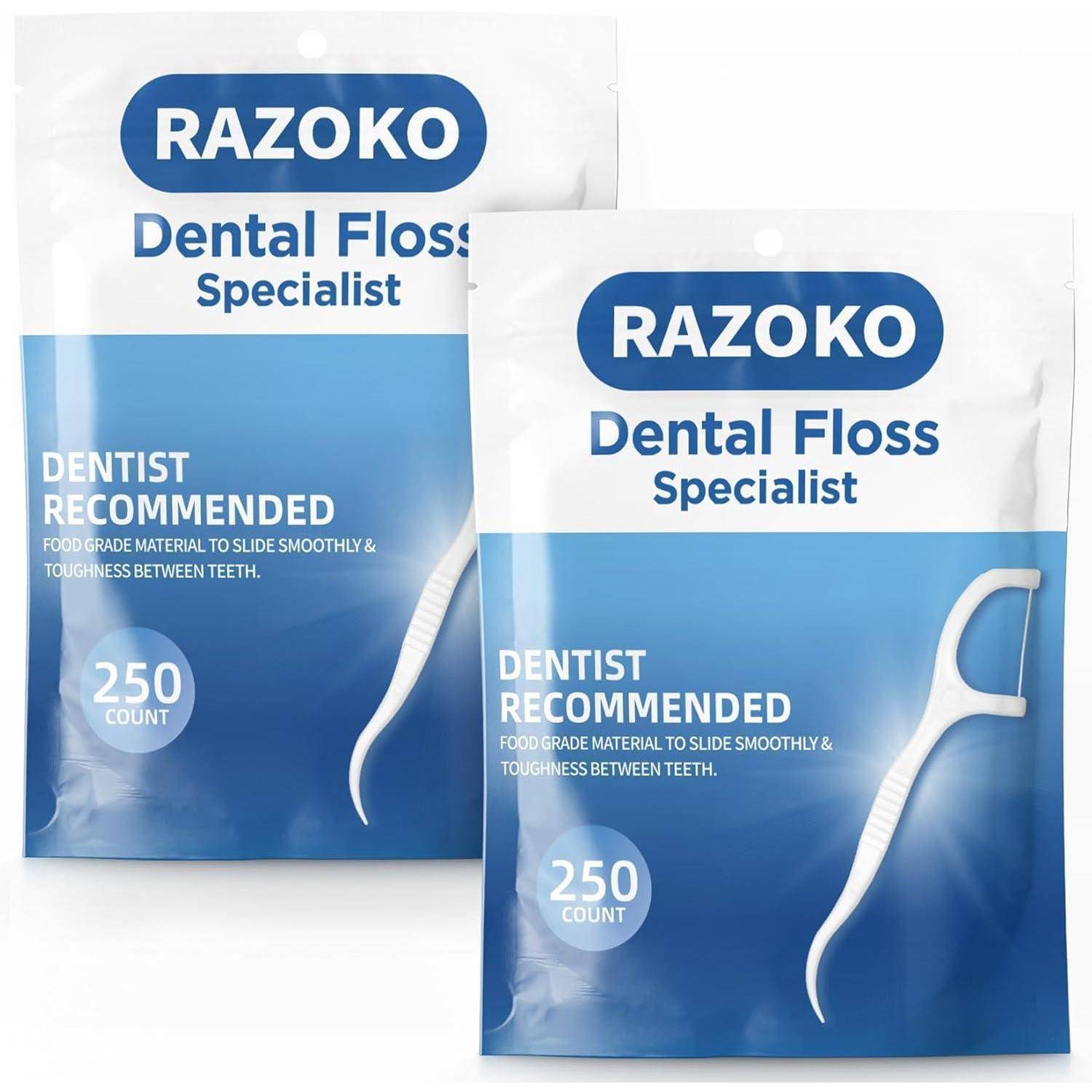 Zahnseide Picks High Pull Zahnstocher Sticks Clean Floss 500 Stk