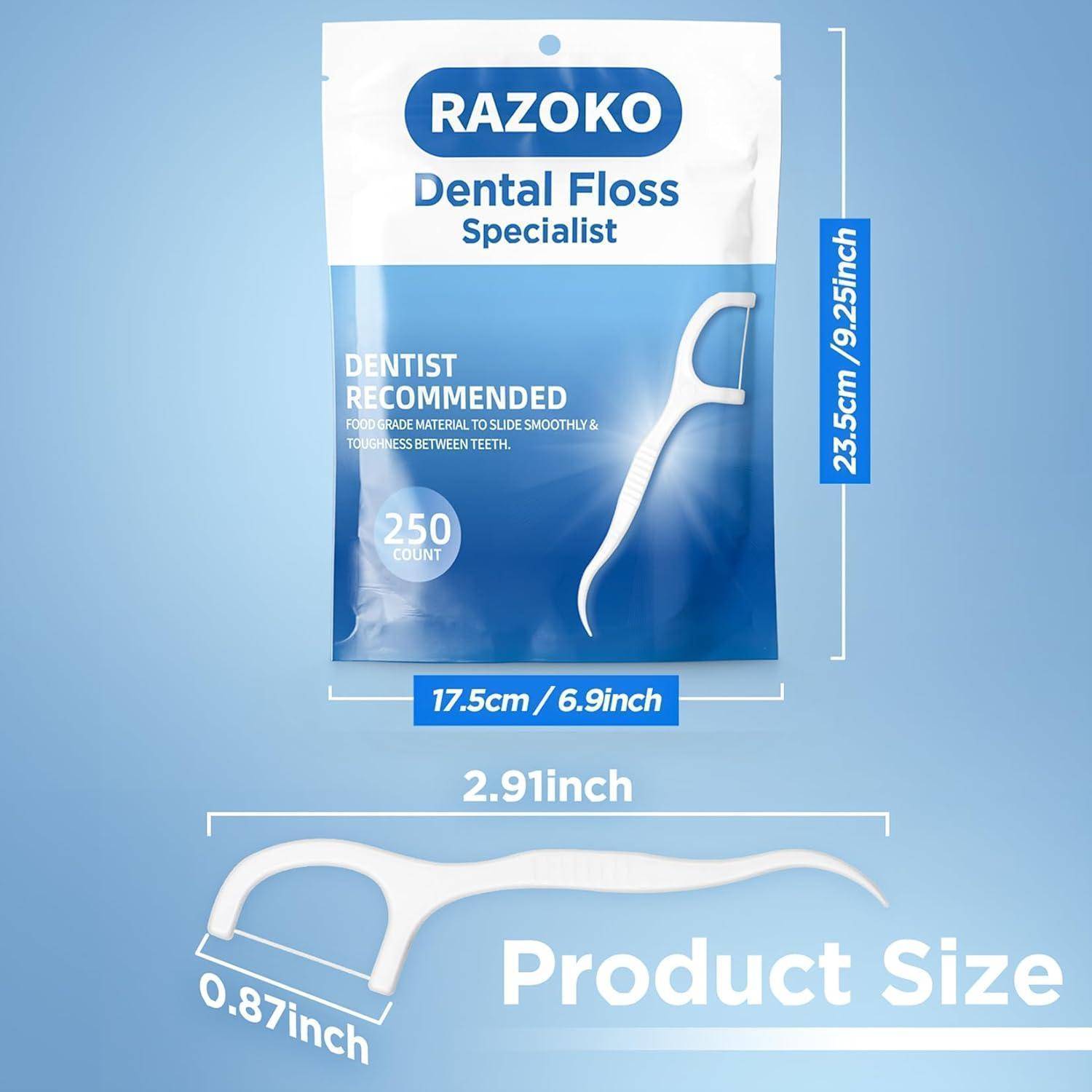 Zahnseide Picks High Pull Zahnstocher Sticks Clean Floss 500 Stk