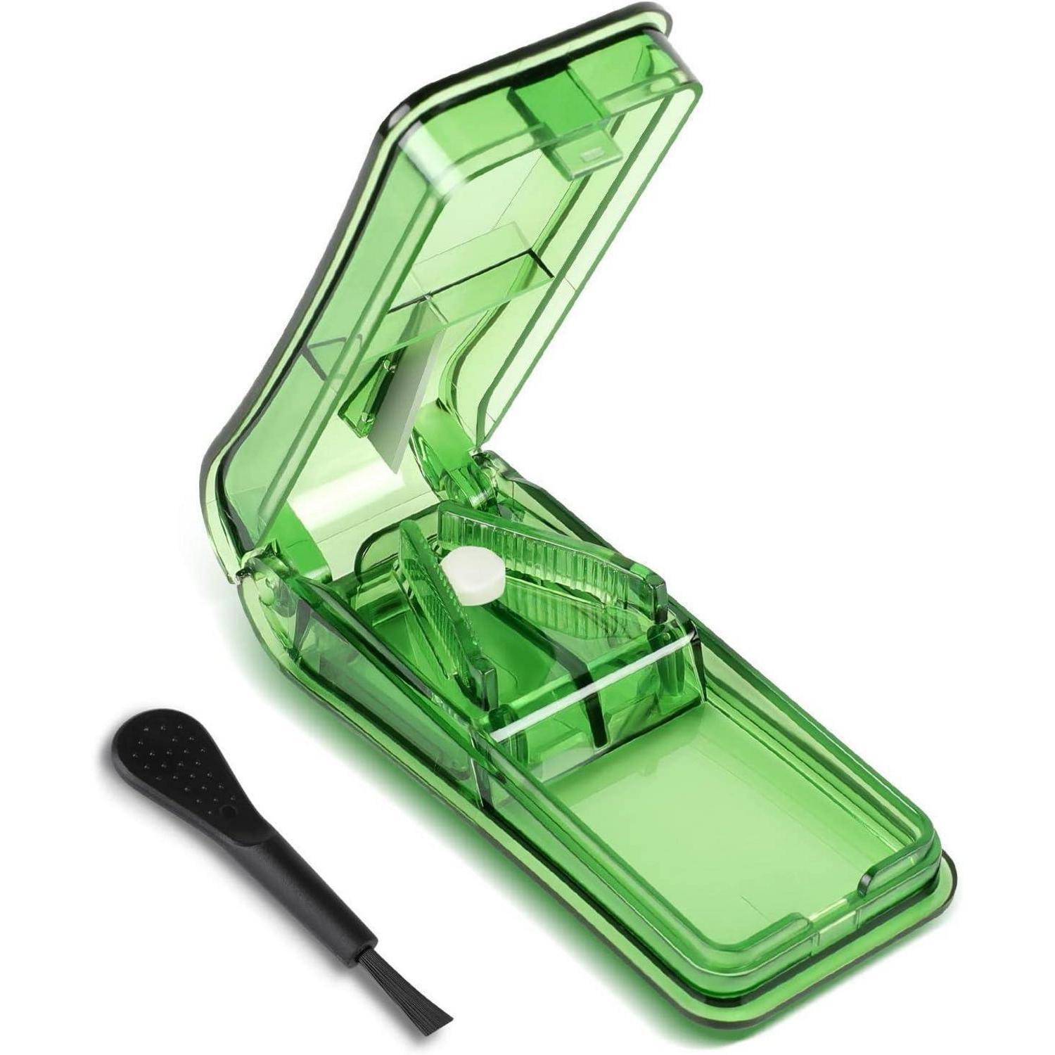 Tablettenteiler für Tabletten mit V-förmigem Halter und