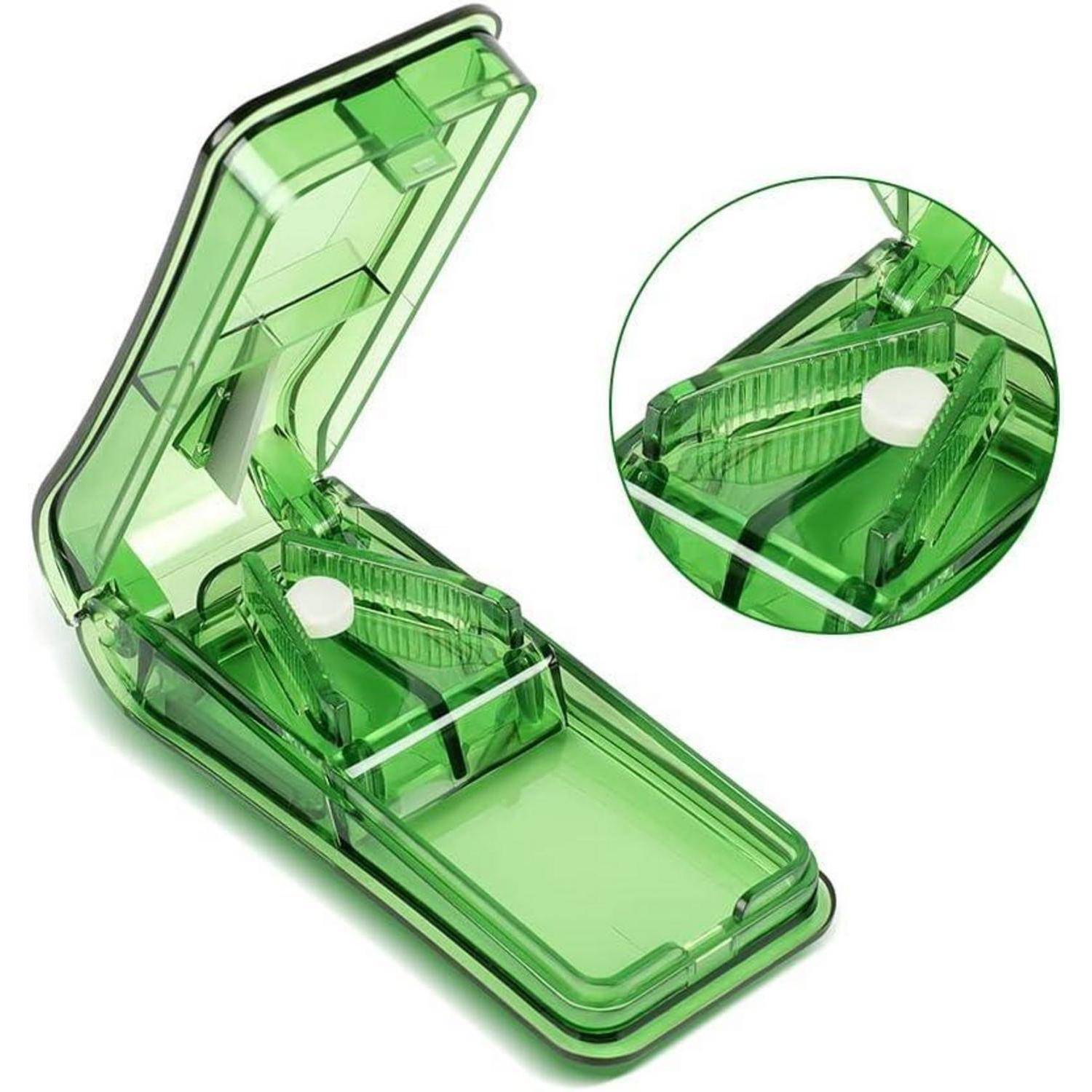 Tablettenteiler für Tabletten mit V-förmigem Halter und