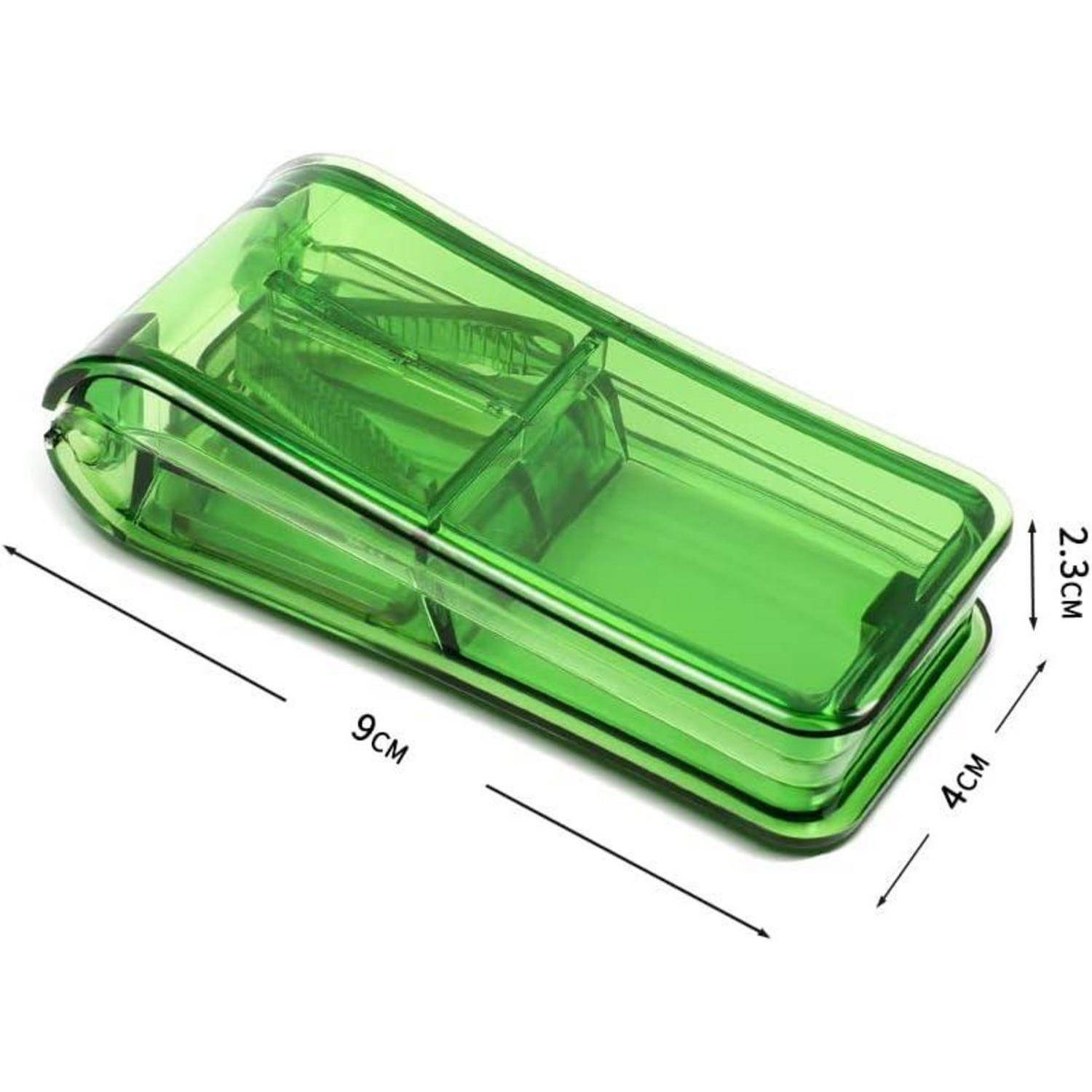 Tablettenteiler für Tabletten mit V-förmigem Halter und