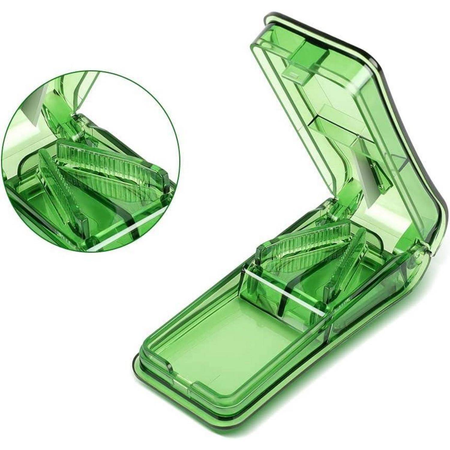 Tablettenteiler für Tabletten mit V-förmigem Halter und