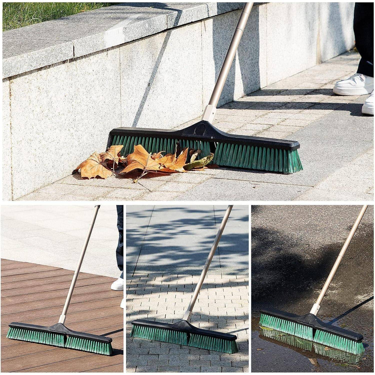 Eyliden Besen mit Stiel 60cm Bürstenkopf 168cm Eisengriff für