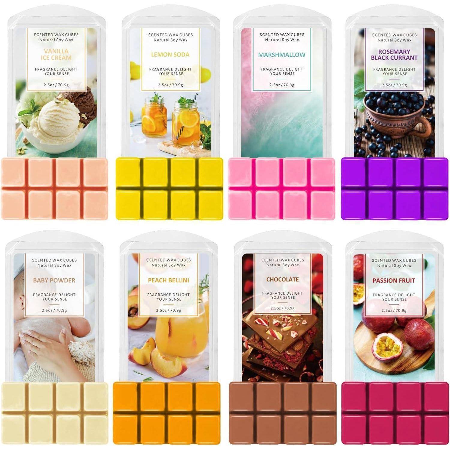 Duftwachs 100Prozent Schokolade Zitronenlimonade Rosmarin Vanilleeis