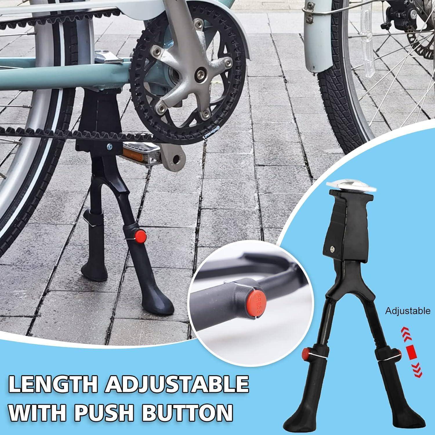 Fahrradständer Aluminium höhenverstellbar 24 28 Zoll Zweibein-Ständer