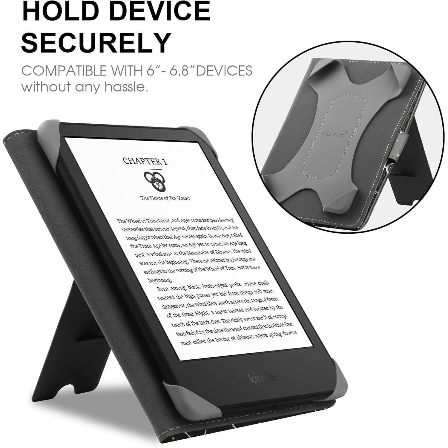 Hülle Universal 6-6.8 Ebook Reader Leder Stand Constellation