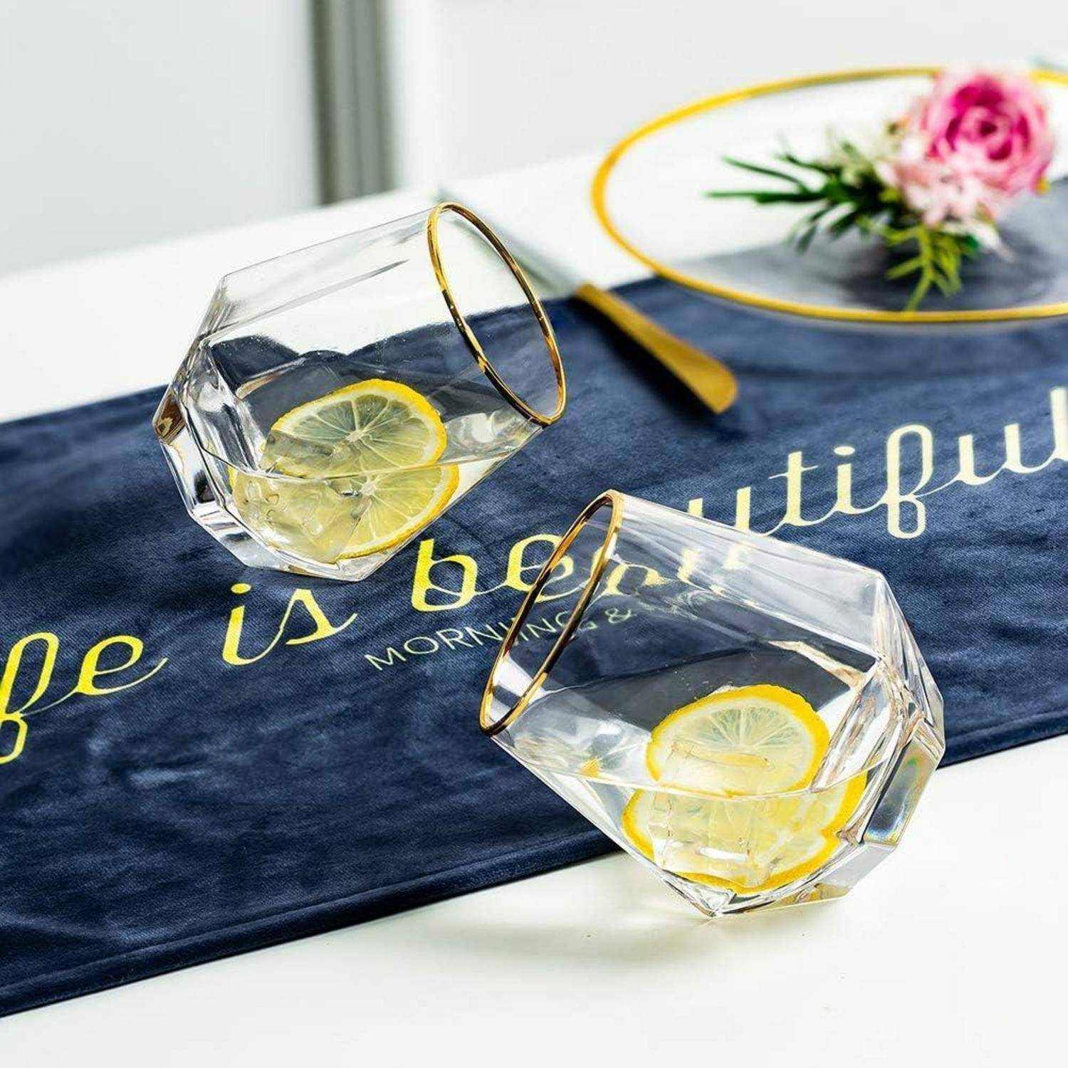 Diamond Whisky Glasses 6er Set 300 Ml Moderne