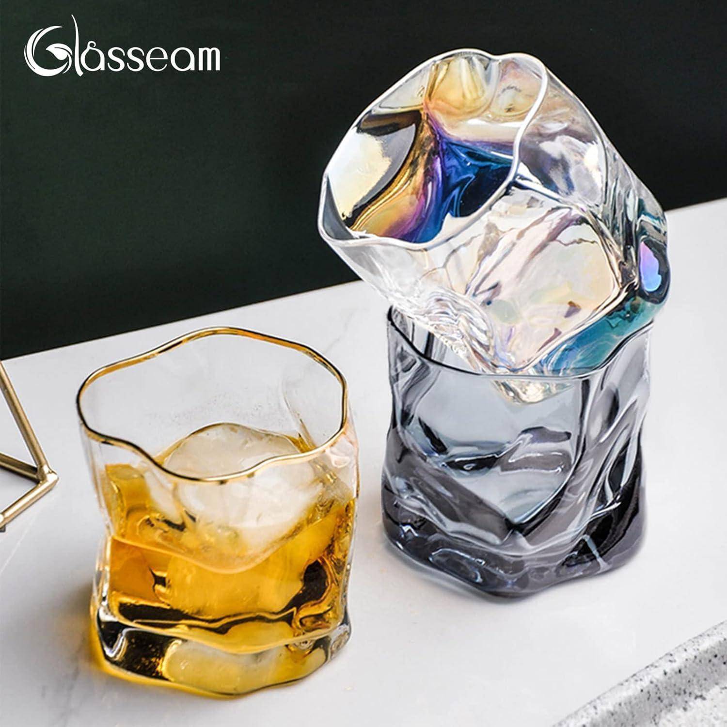 Whiskeygläser 6er Set Tumbler Bourbon Vodka Gin Bunt 6