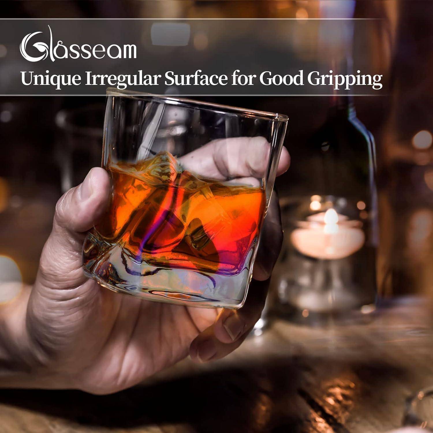 Whiskeygläser 6er Set Tumbler Bourbon Vodka Gin Bunt 6