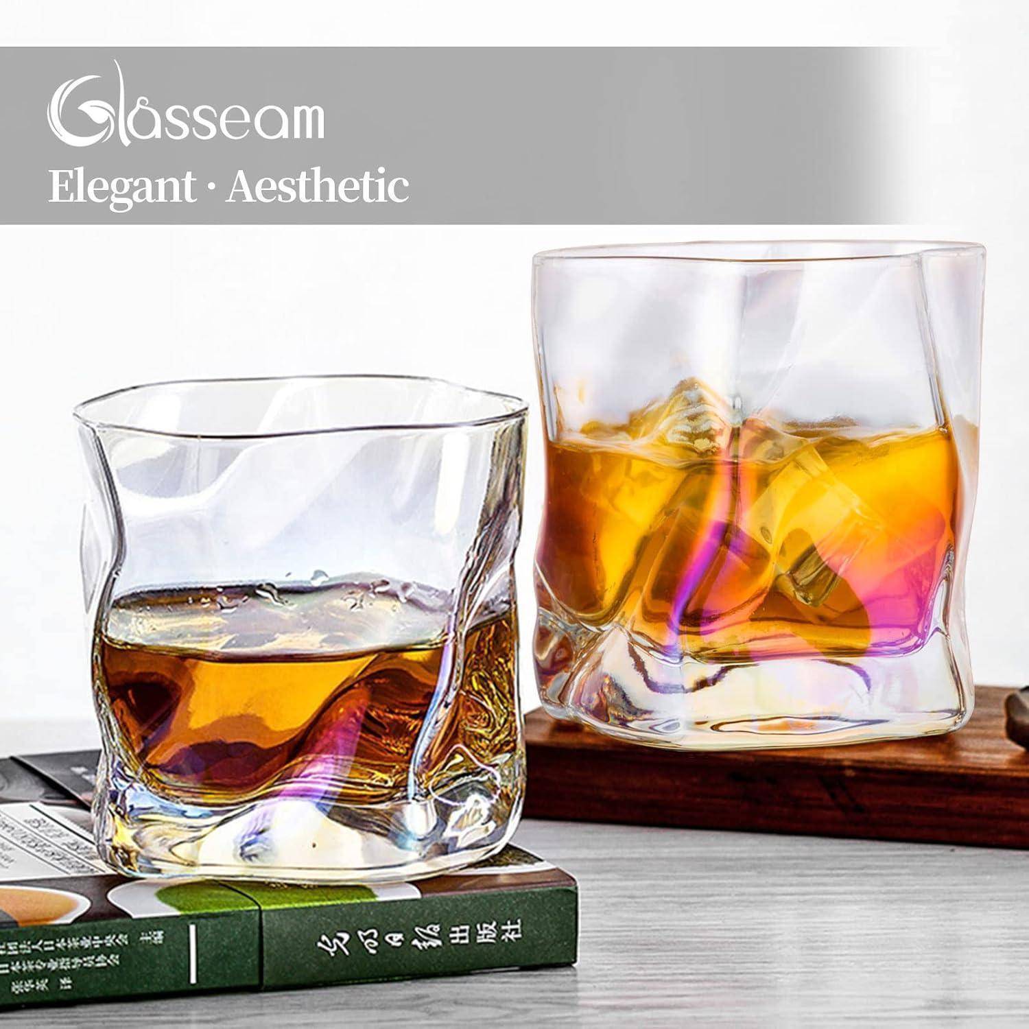 Whiskeygläser 6er Set Tumbler Bourbon Vodka Gin Bunt 6