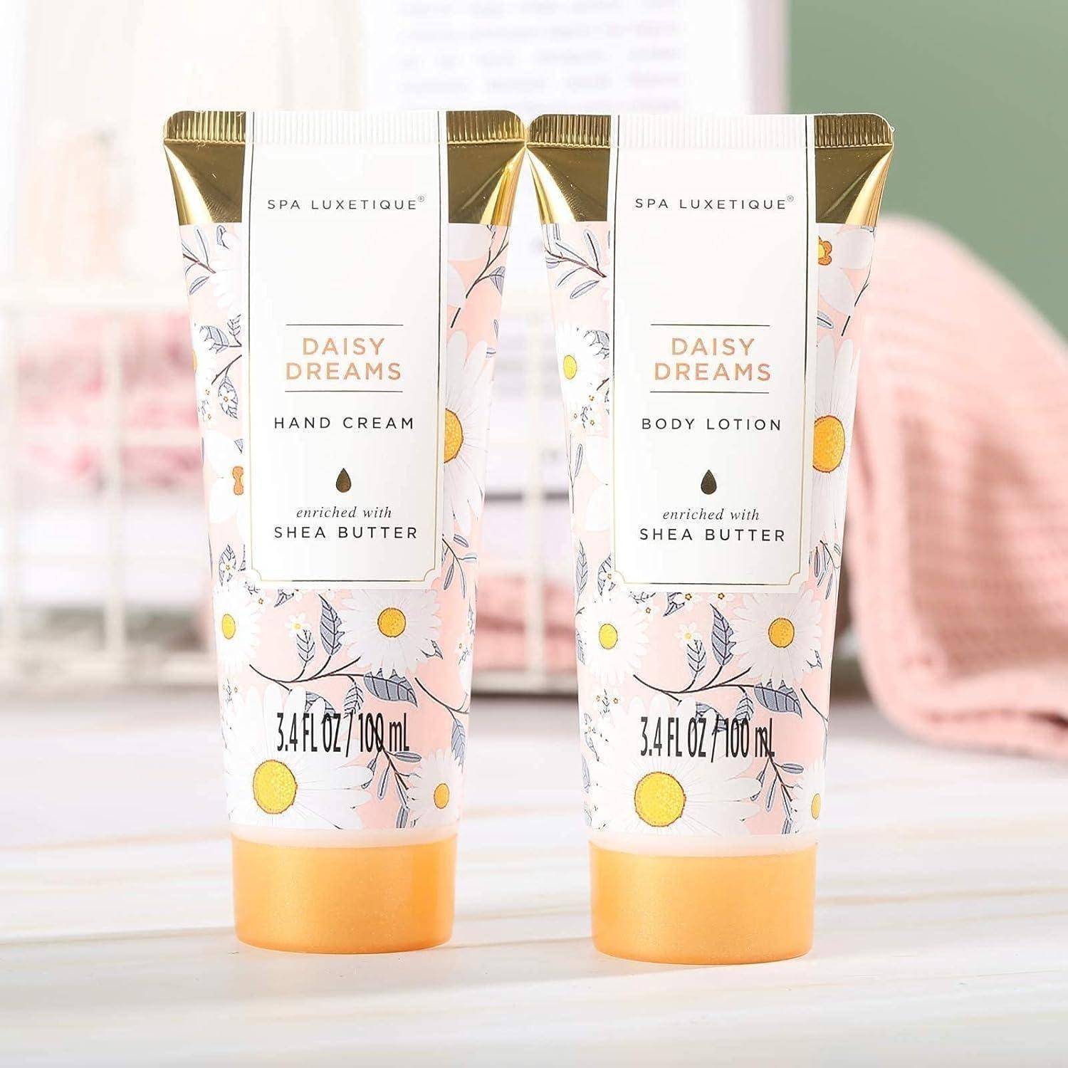 Geschenkset Bad Damen Spa 12teilig Duft Wellness Gänseblümchen