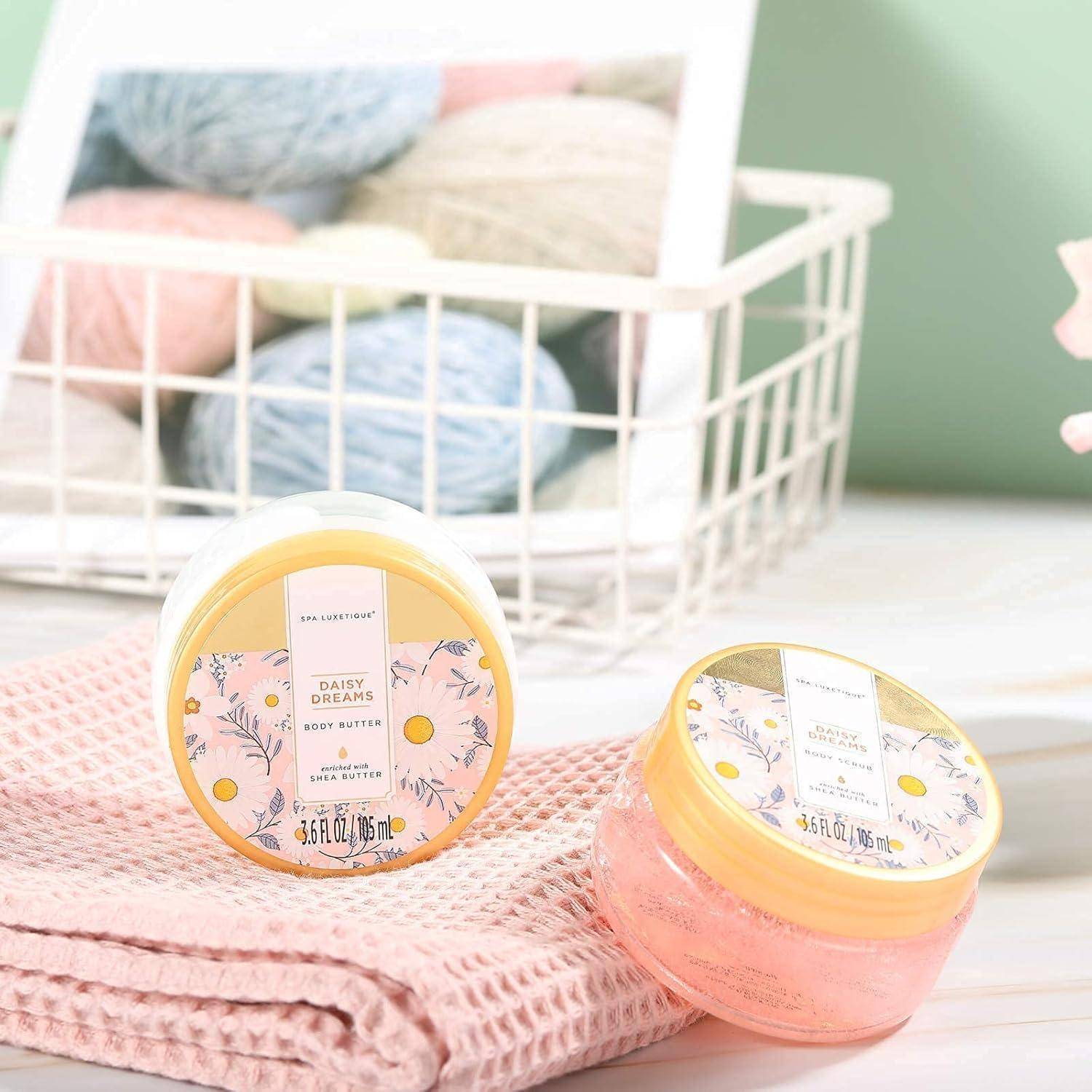 Geschenkset Bad Damen Spa 12teilig Duft Wellness Gänseblümchen