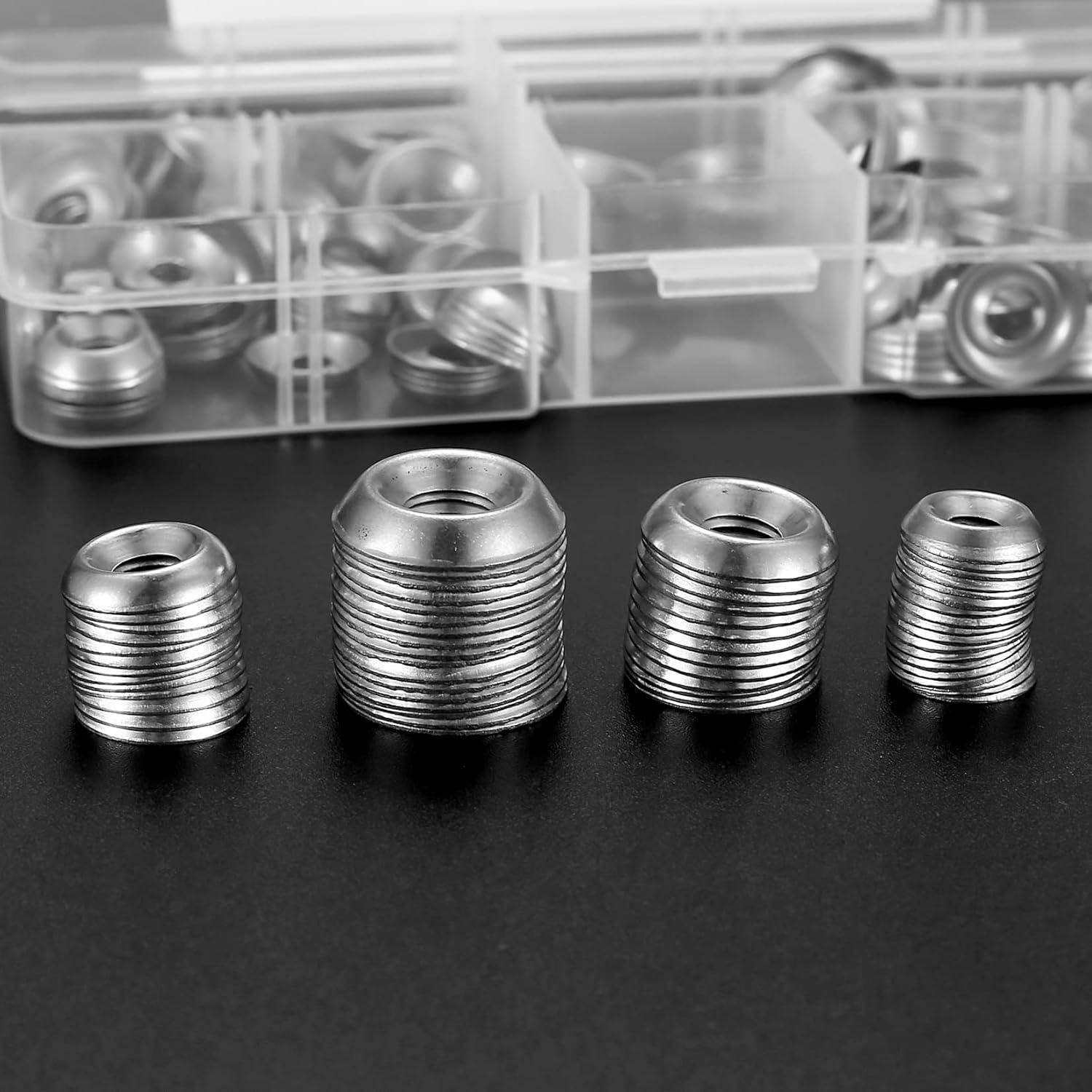 Unterlegscheiben Rosetten Edelstahl Senkkopf 6 8 10 200Stk 200 Silber