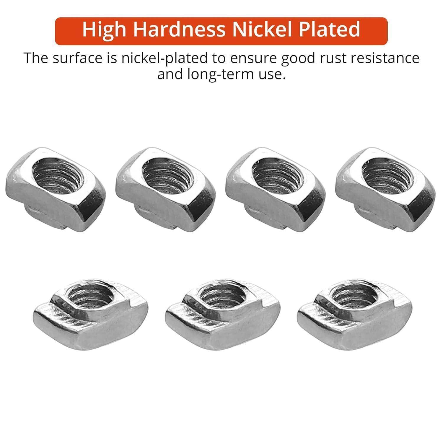 Nutensteine T Slot EU20 M5 6 Schlitze EU20-M5 x 10 x 6 (100PCS)