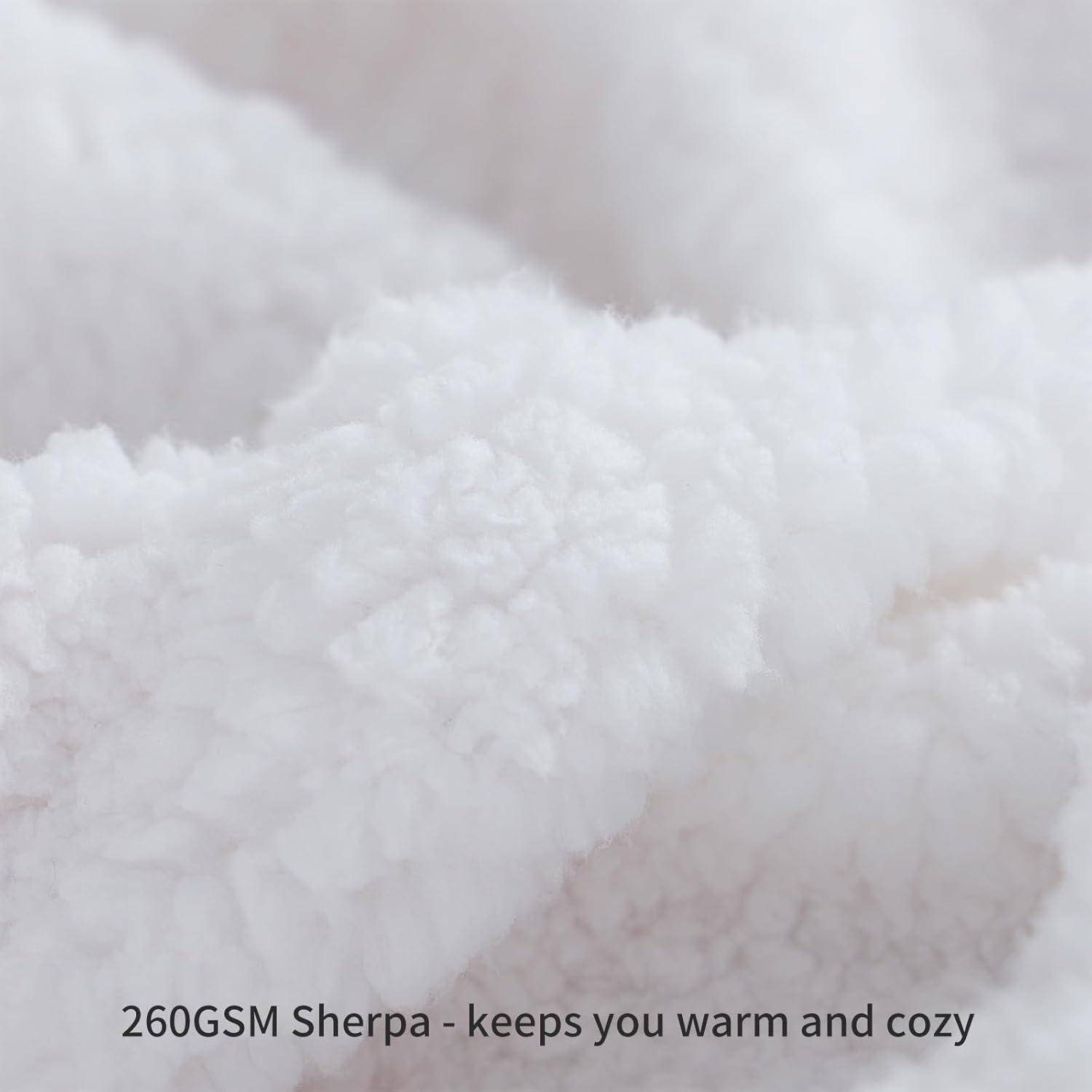 Kuscheldecke Sofadecke Couchdecke Sherpa Fleece 150 x 200 cm Rosa