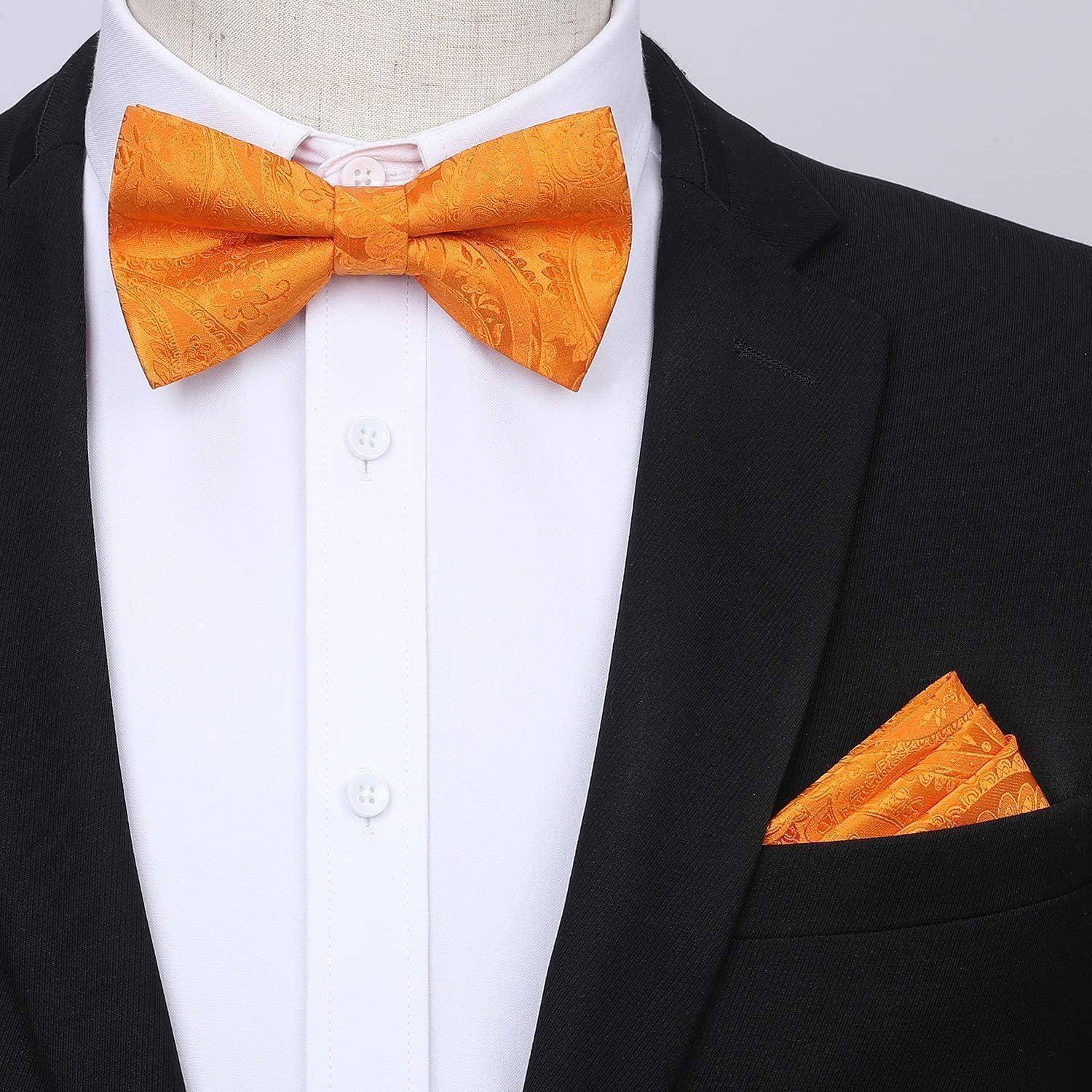 Hosenträger Herren 35mm 6 Clips YForm Einheitsgröße Orange Paisley
