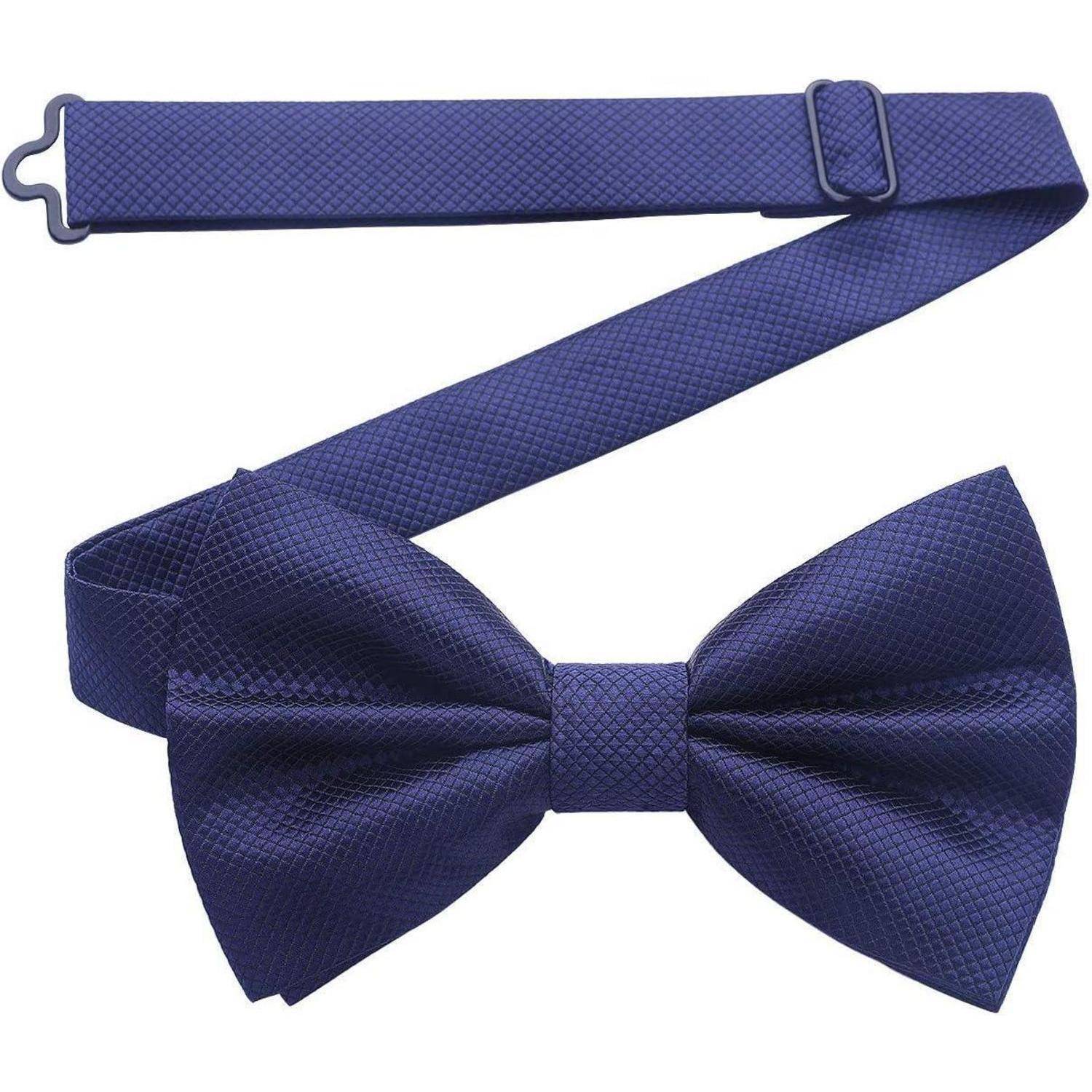 Fliege Herren verstellbar gebunden Paisley Hochzeit Anzug Marineblau