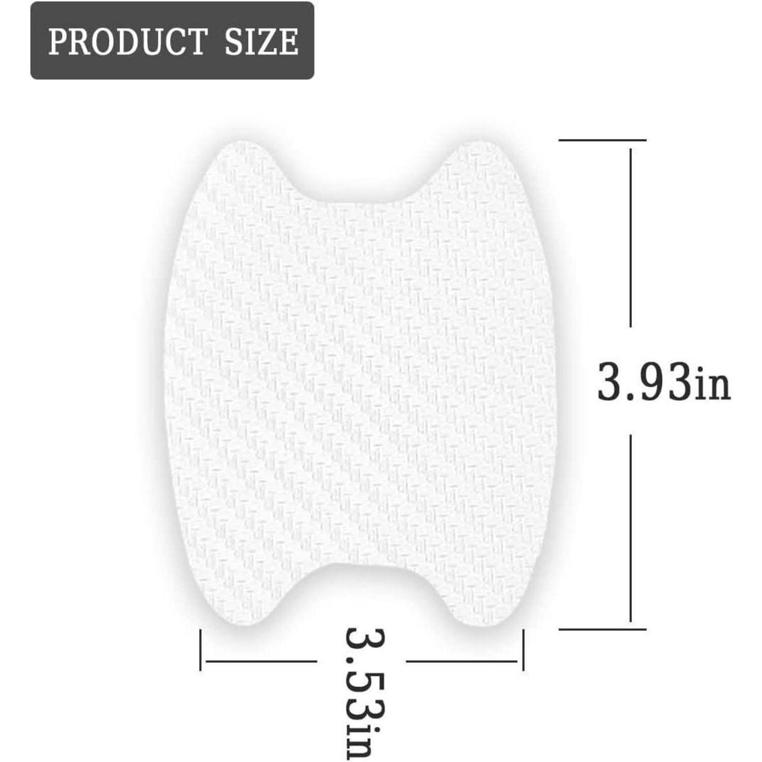 Autoaufkleber Schutzfolie Carbon 4er Universal Exterior Silber
