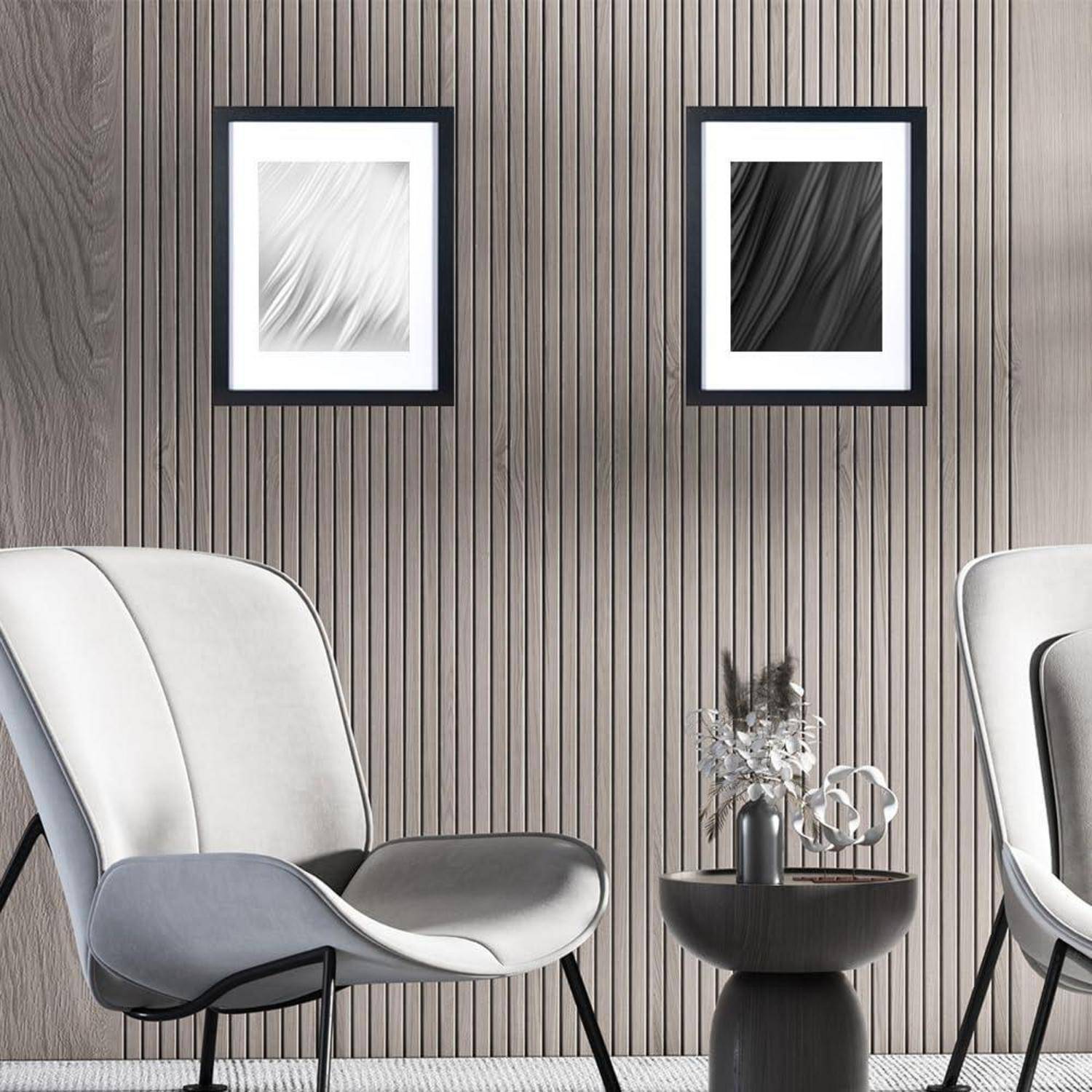 Bilderrahmen Holz 35,6x27,9cm 2 Stück Tisch Wand Schwarz 14x11-2P