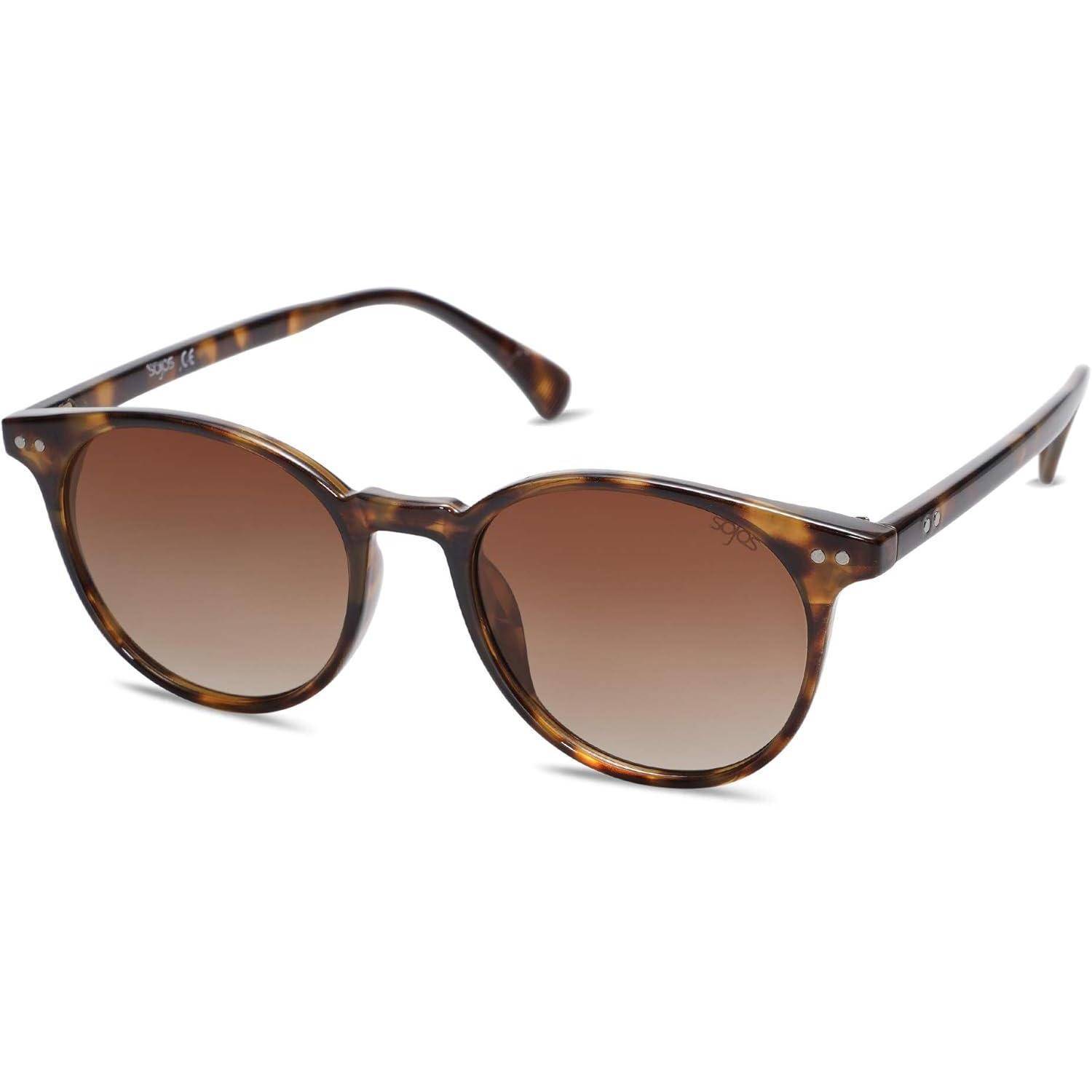 Sonnenbrille polarisiert Schildkröten Rahmen Gradient Braune Linse