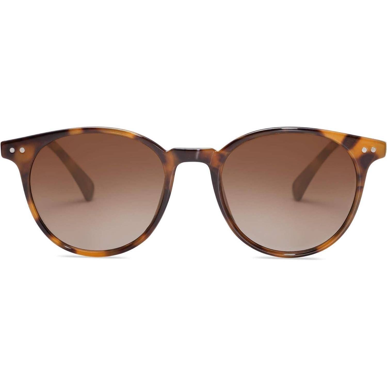 Sonnenbrille polarisiert Schildkröten Rahmen Gradient Braune Linse