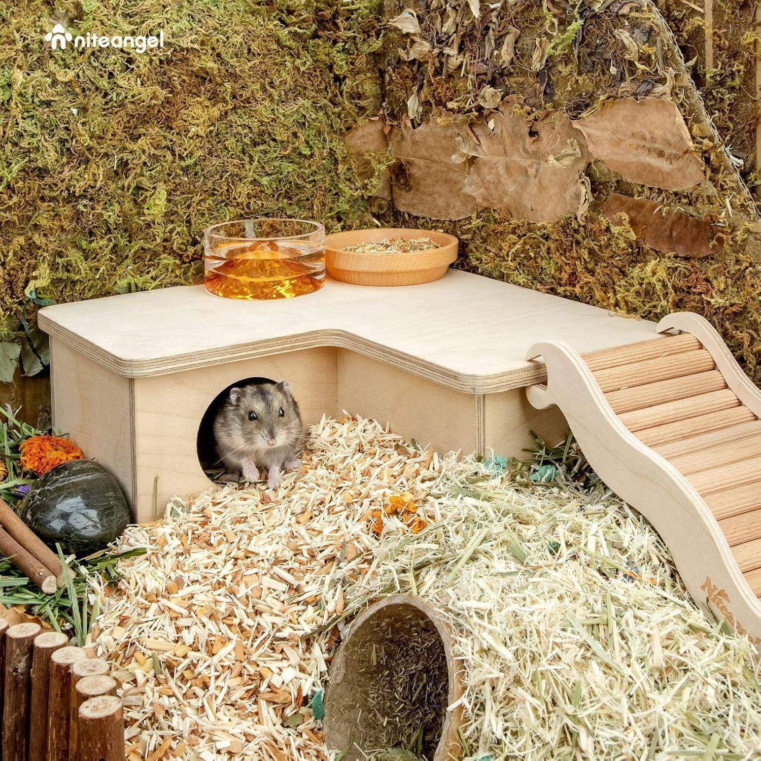 Hamsterhaus Mehrkammer Labyrinth Hamster Mäuse 3-Zimmer Klein