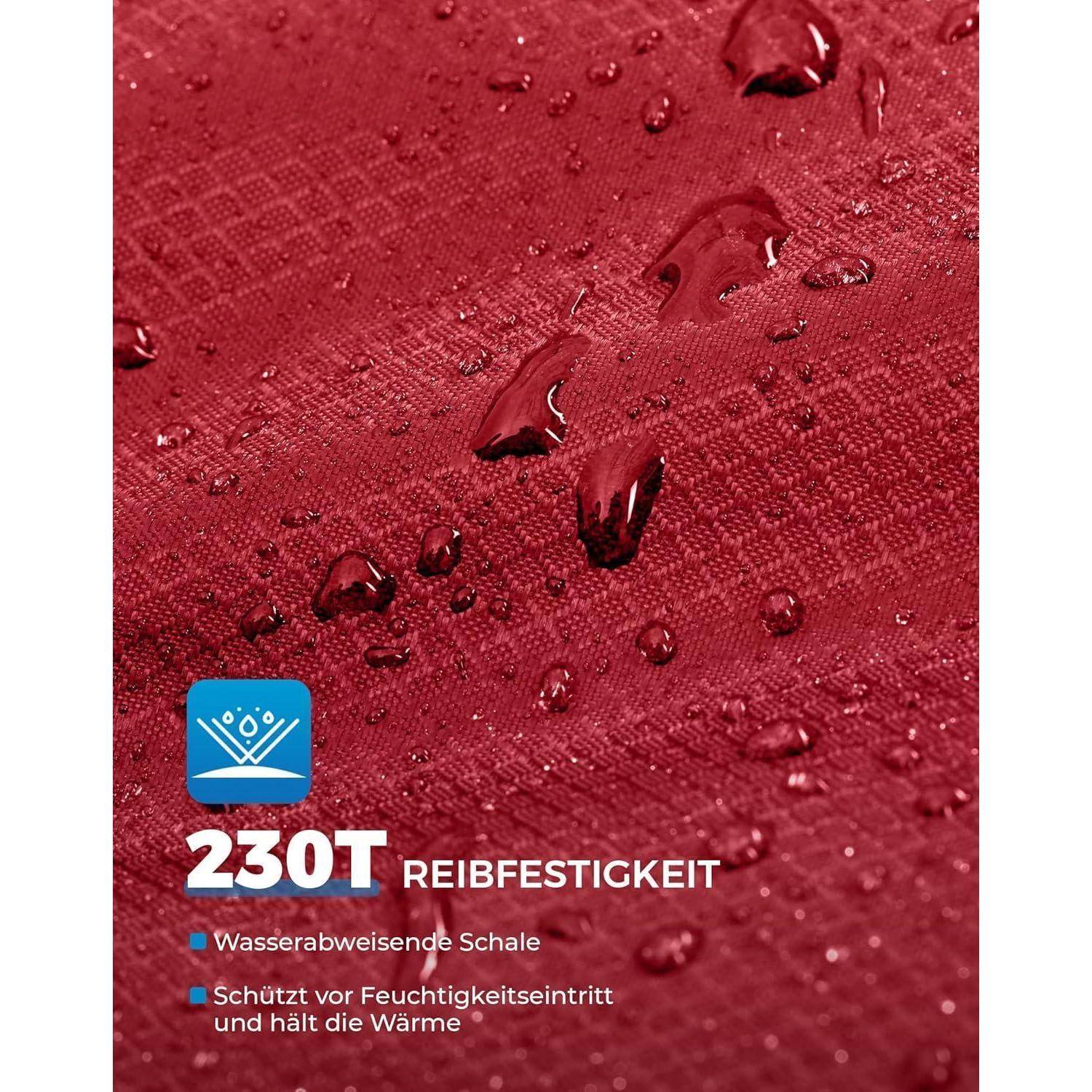 Schlafsack XXL Baumwolle Deckenschlafsack 220x100cm Outdoor #Dick Rot