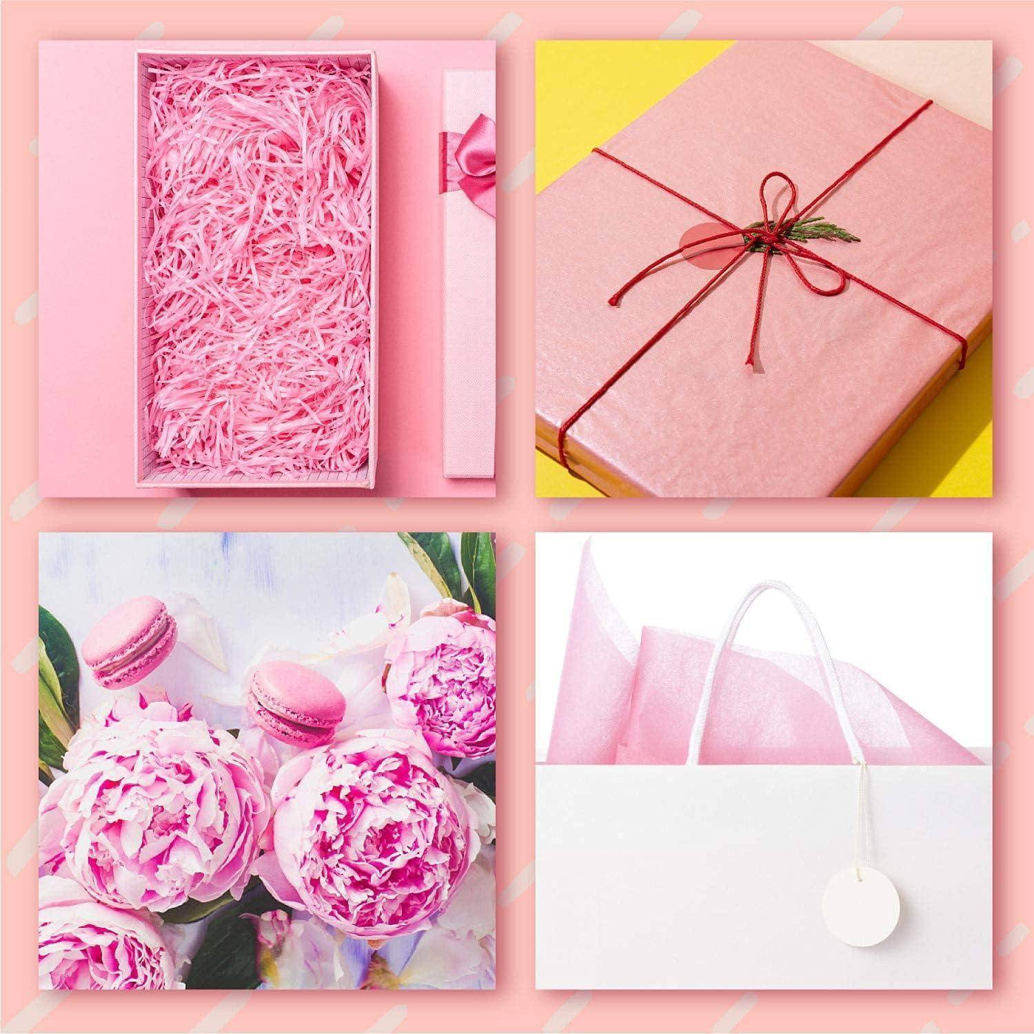 Seidenpapier 100 Blatt Metallic 50x35cm Geschenkpapier Rose gold