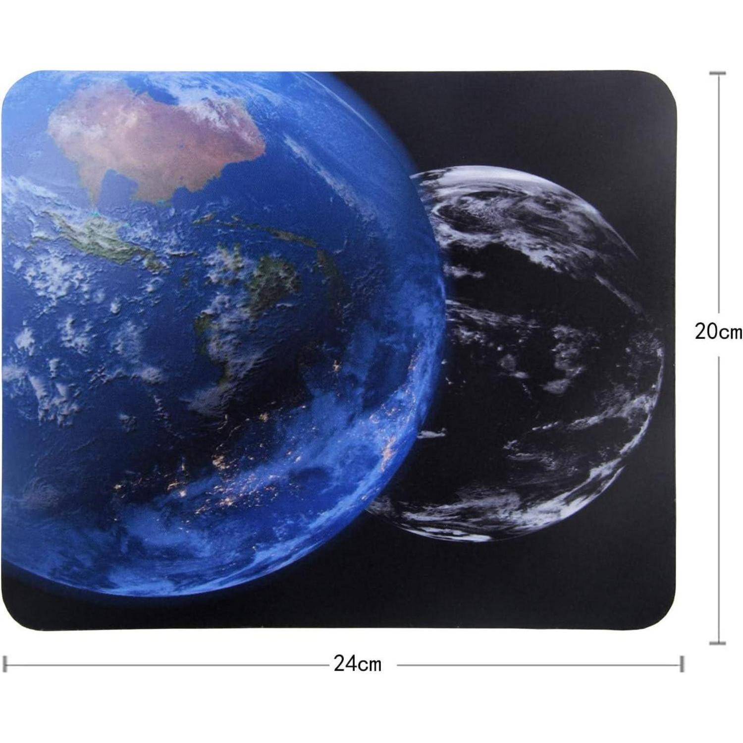 Mauspad Mousepad Rutschfest Schwarz Motiv 24x20cm PC Laptop 216